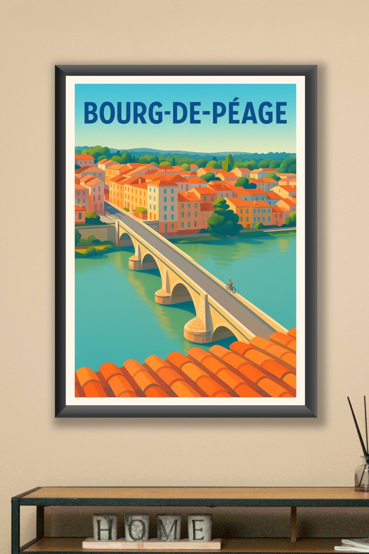 Affiche de Bourg-de-Péage - Charme provençal au fil de l'eau