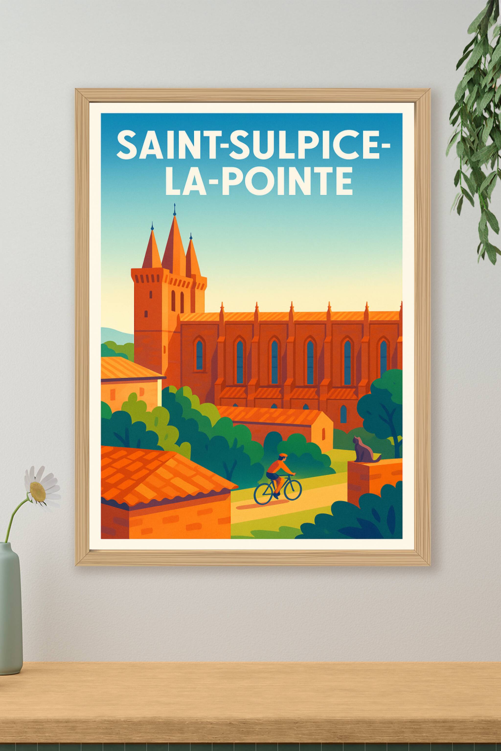 Affiche de Saint-Sulpice-la-Pointe - Charme et Sérénité Occitane