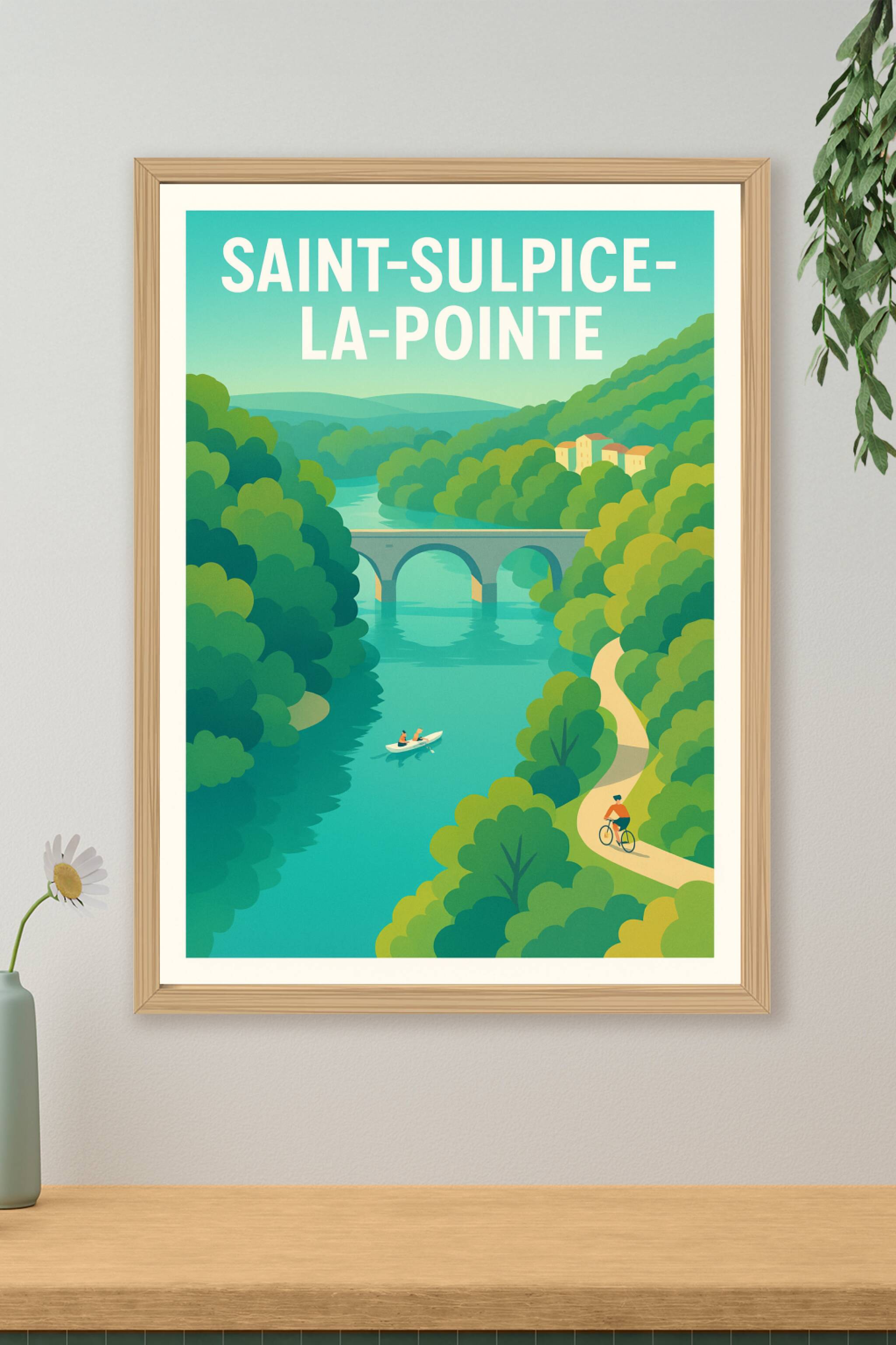 Affiche de Saint-Sulpice-la-Pointe - Évasion nature au fil de l'eau