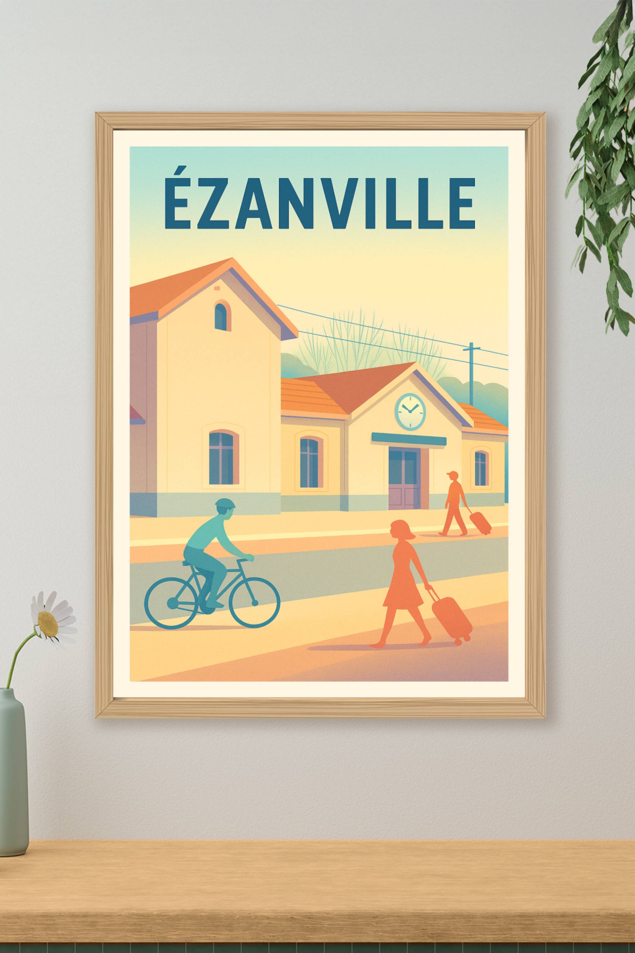 Affiche de Ézanville - L'Élégance du Quotidien en Douceur
