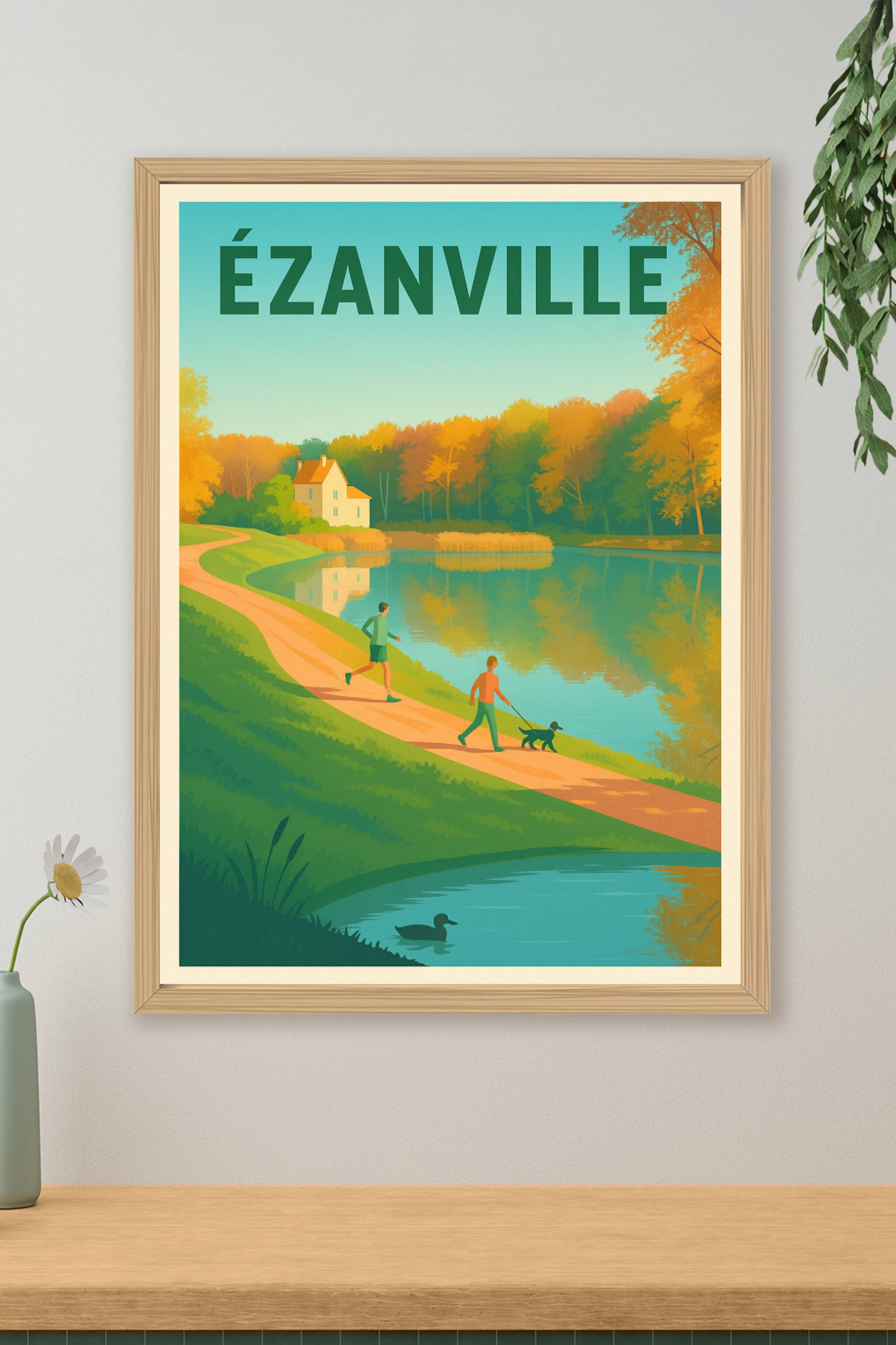 Affiche de Ézanville - Balade bucolique au bord de l'eau