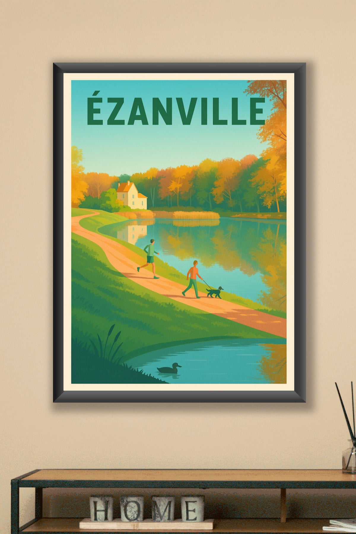 Affiche de Ézanville - Balade bucolique au bord de l'eau