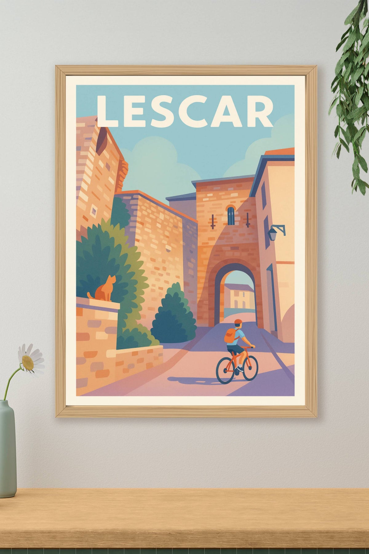 Affiche de Lescar - Charme et douceur d'une cité historique