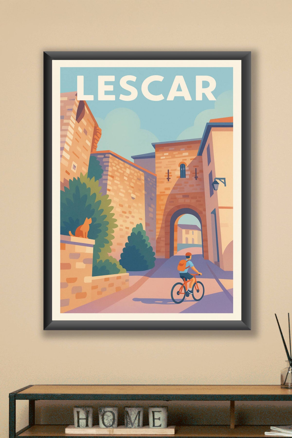 Affiche de Lescar - Charme et douceur d'une cité historique