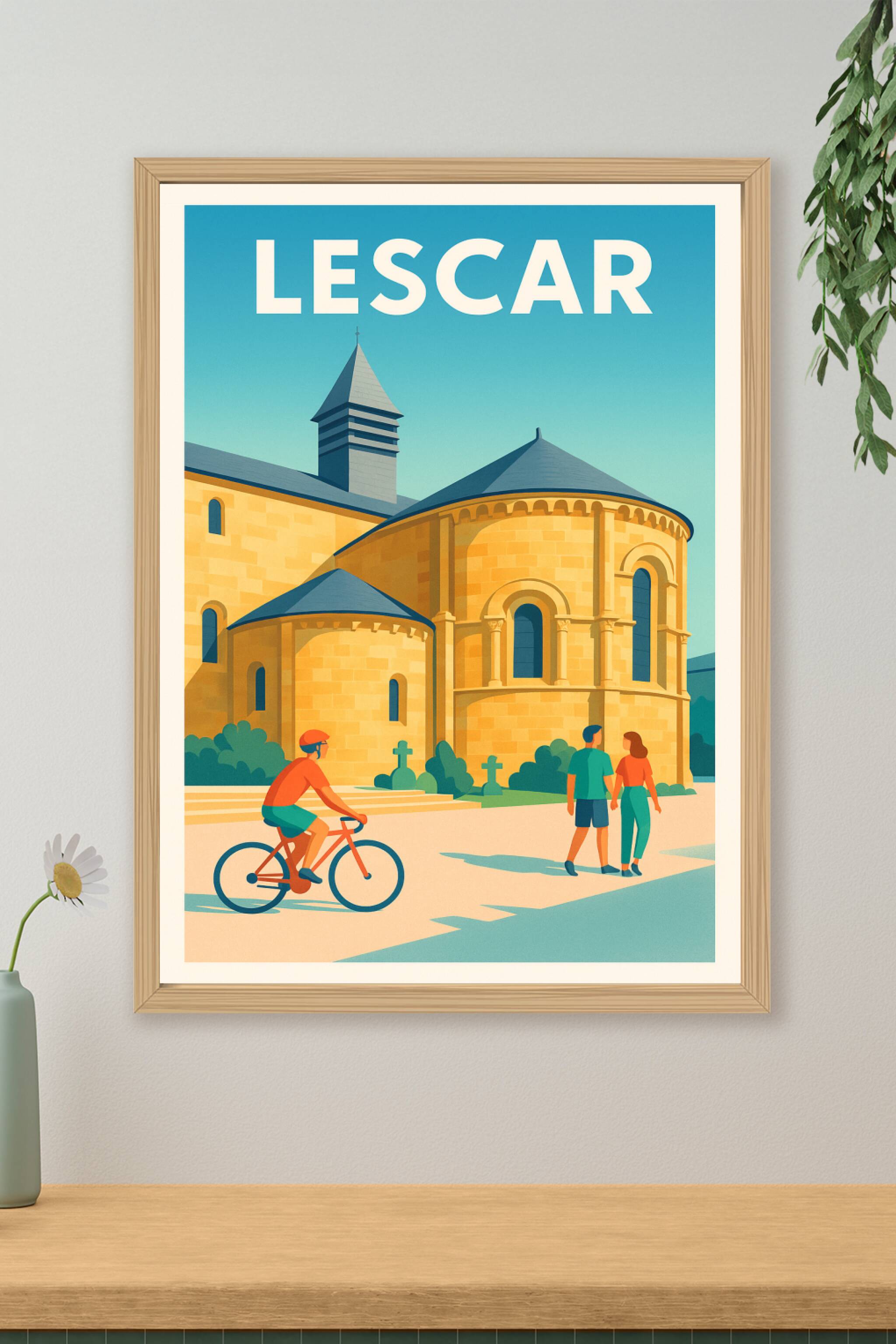 Affiche de Lescar - Charme historique et douceur de vivre