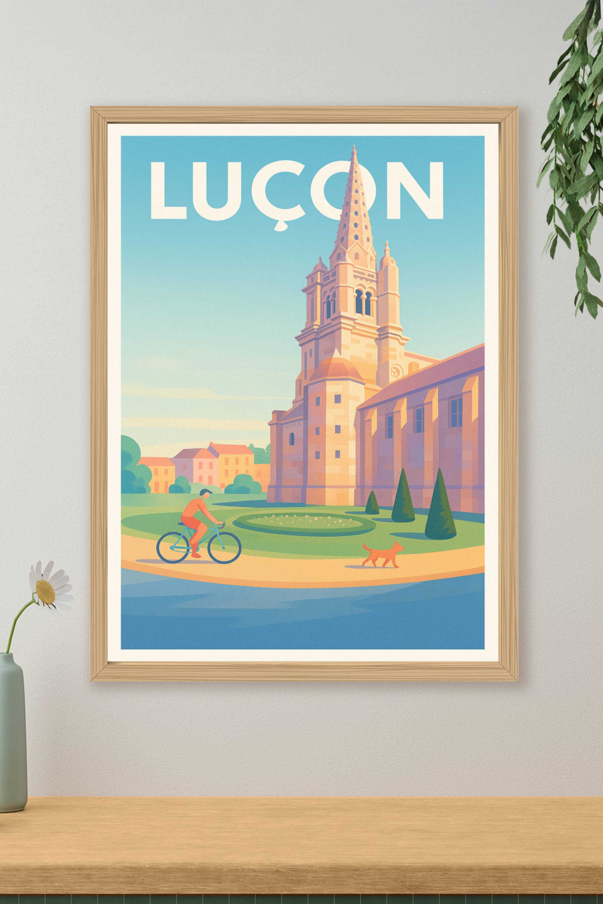 Affiche de Luçon - Charme et Sérénité au Cœur de la Venise Verte