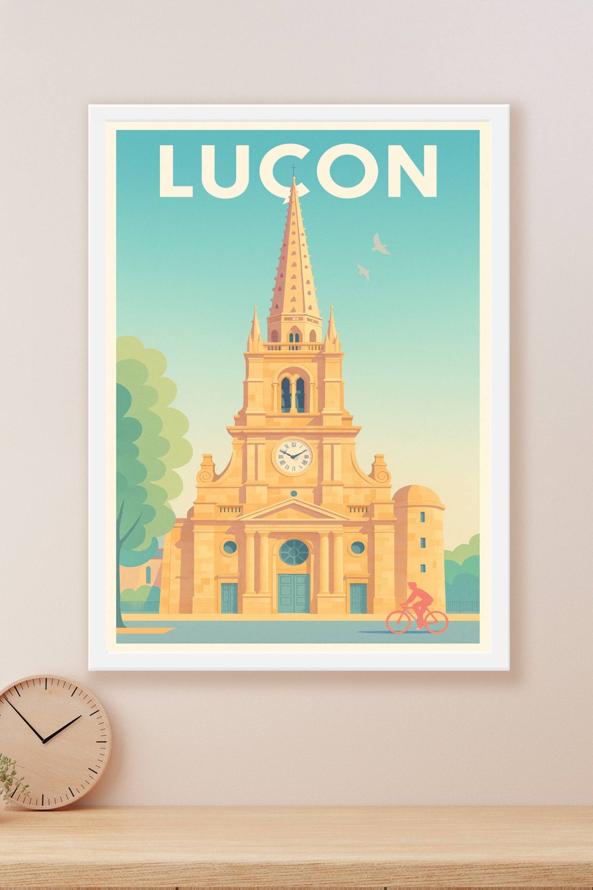Affiche de Luçon - L'élégance architecturale au cœur de la ville