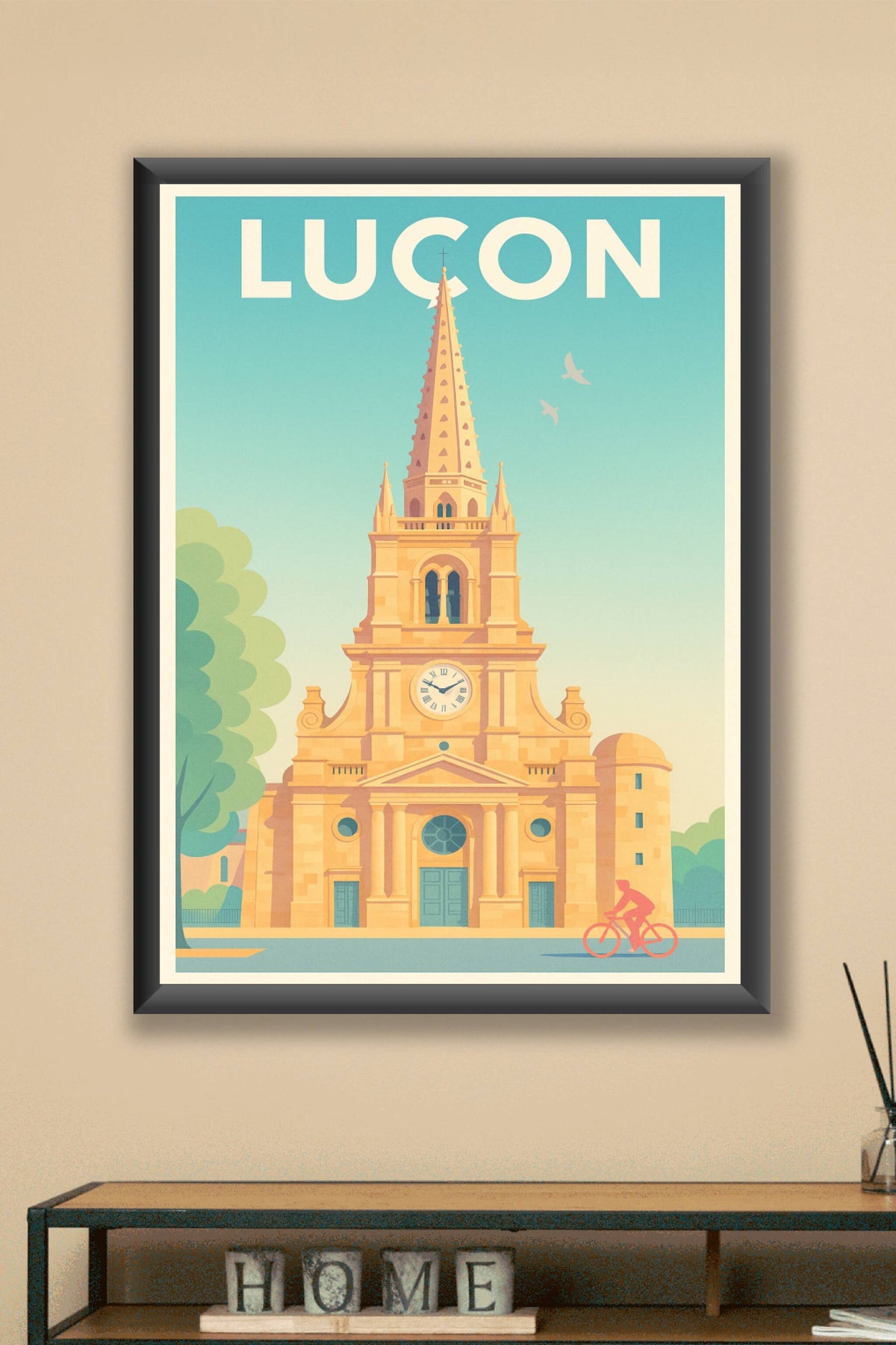Affiche de Luçon - L'élégance architecturale au cœur de la ville