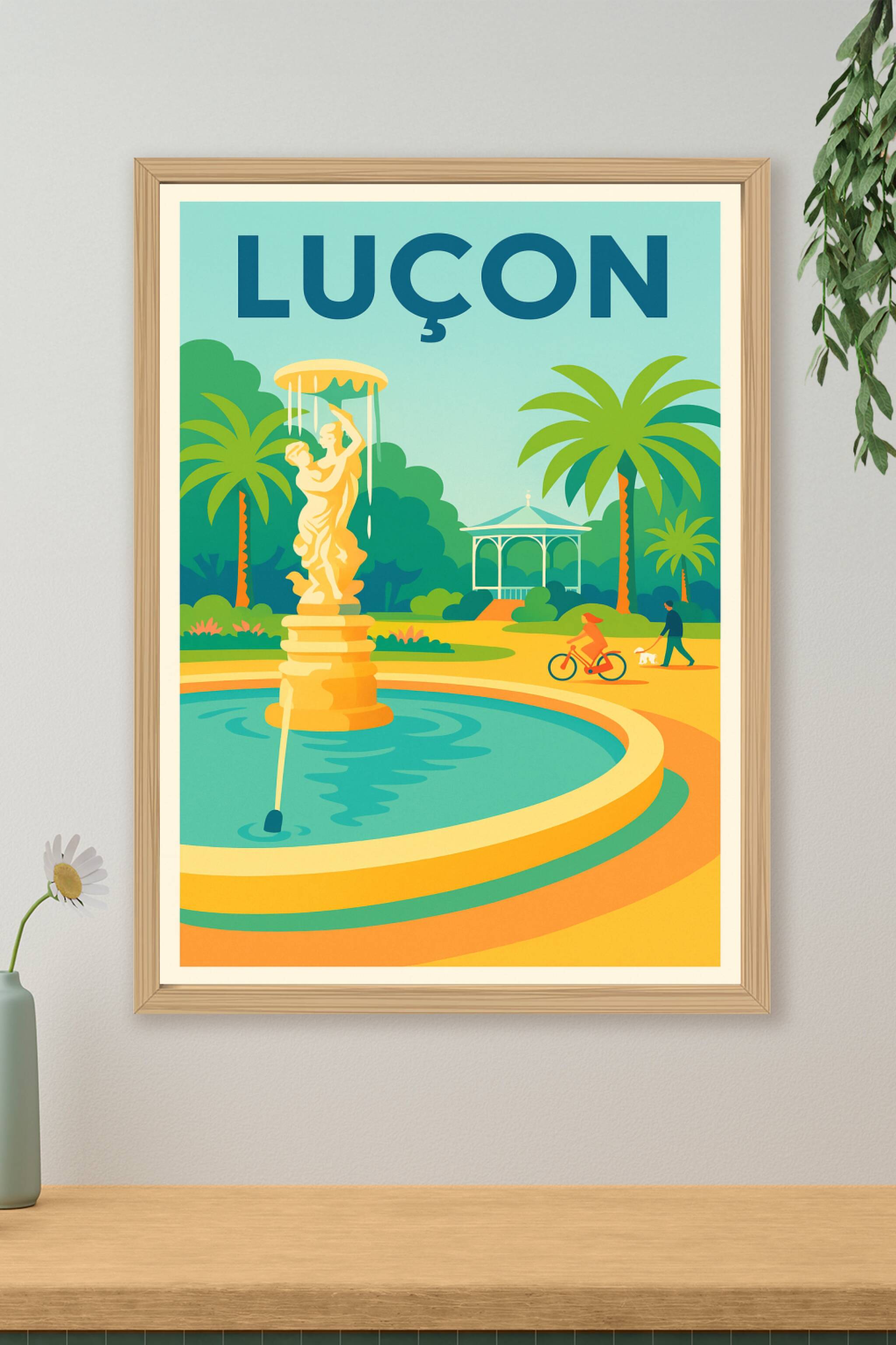 Affiche de Luçon - Reflets de Sérénité au Jardin Public