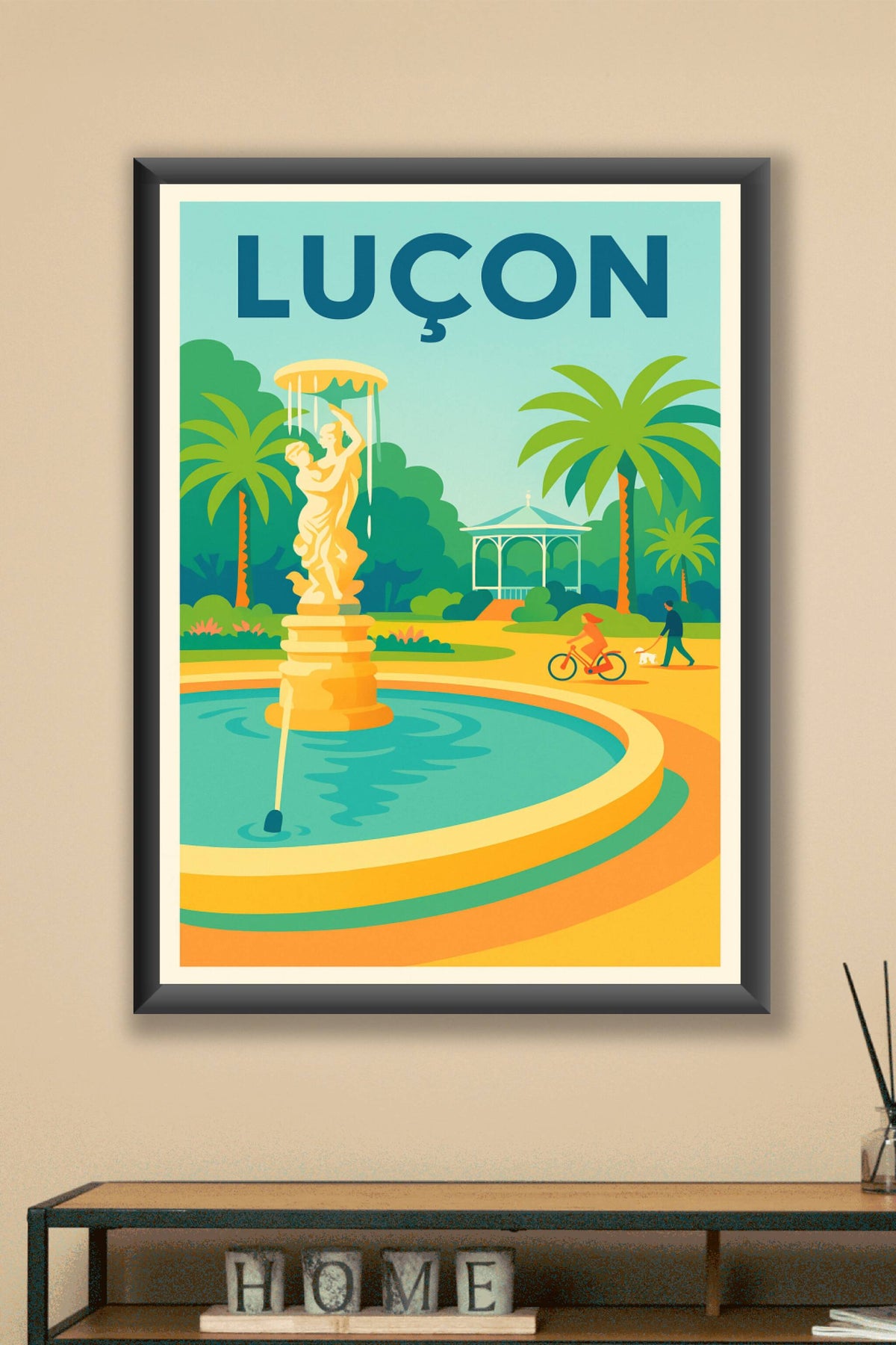 Affiche de Luçon - Reflets de Sérénité au Jardin Public