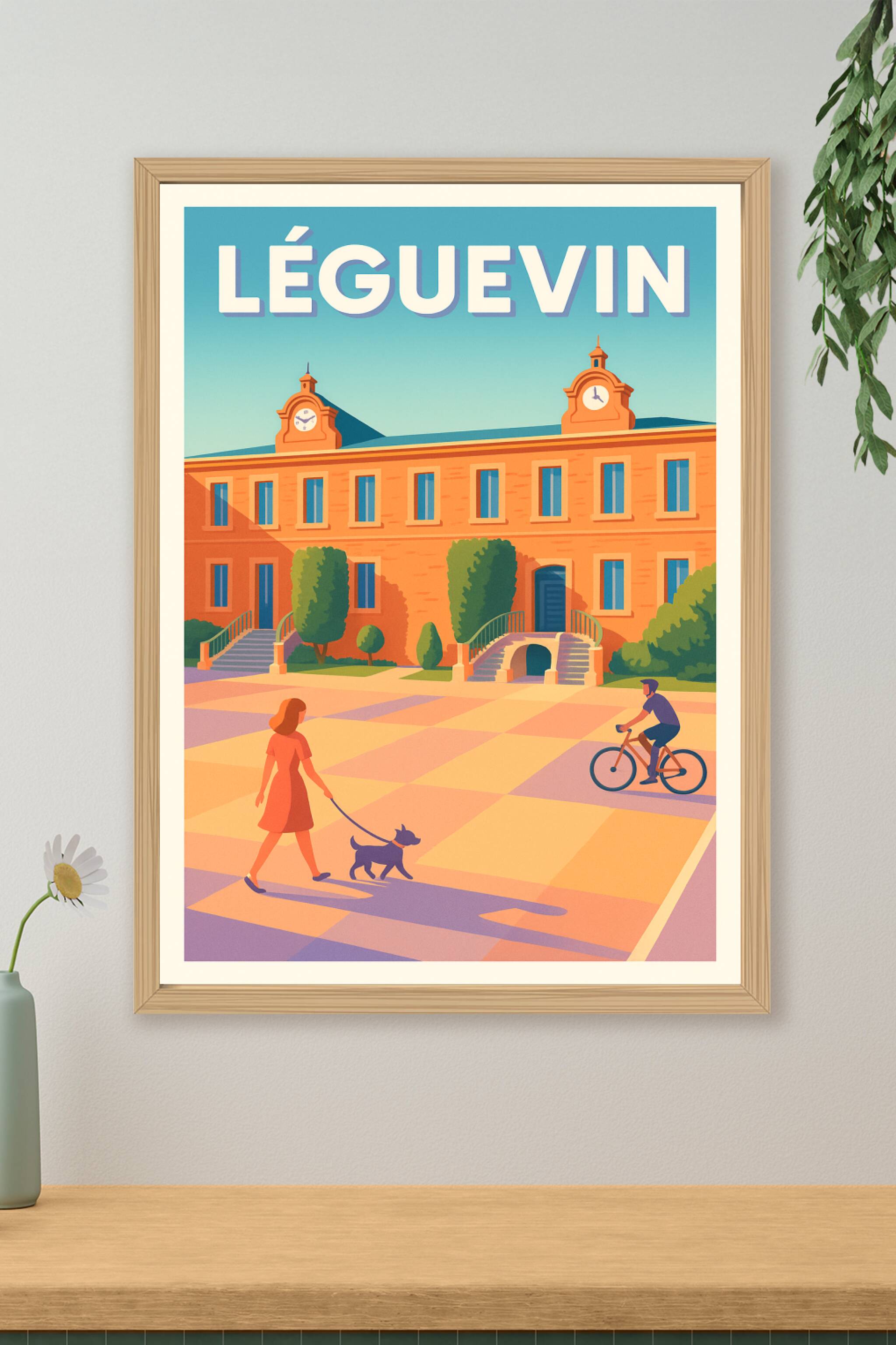 Affiche de Léguevin - L'élégance paisible du quotidien