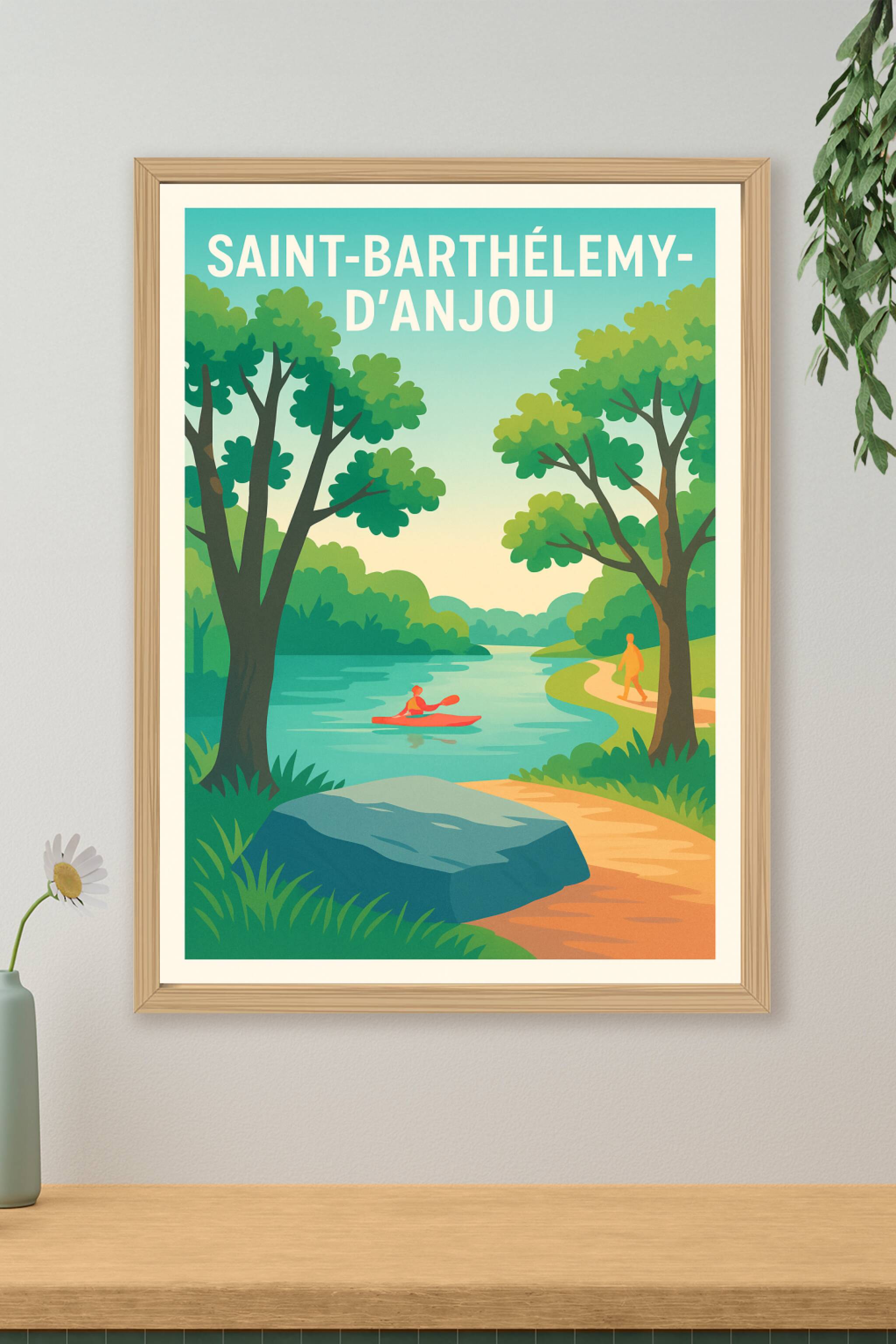 Affiche de Saint-Barthélemy-d'Anjou - Évasion Nature au Fil de l'Eau