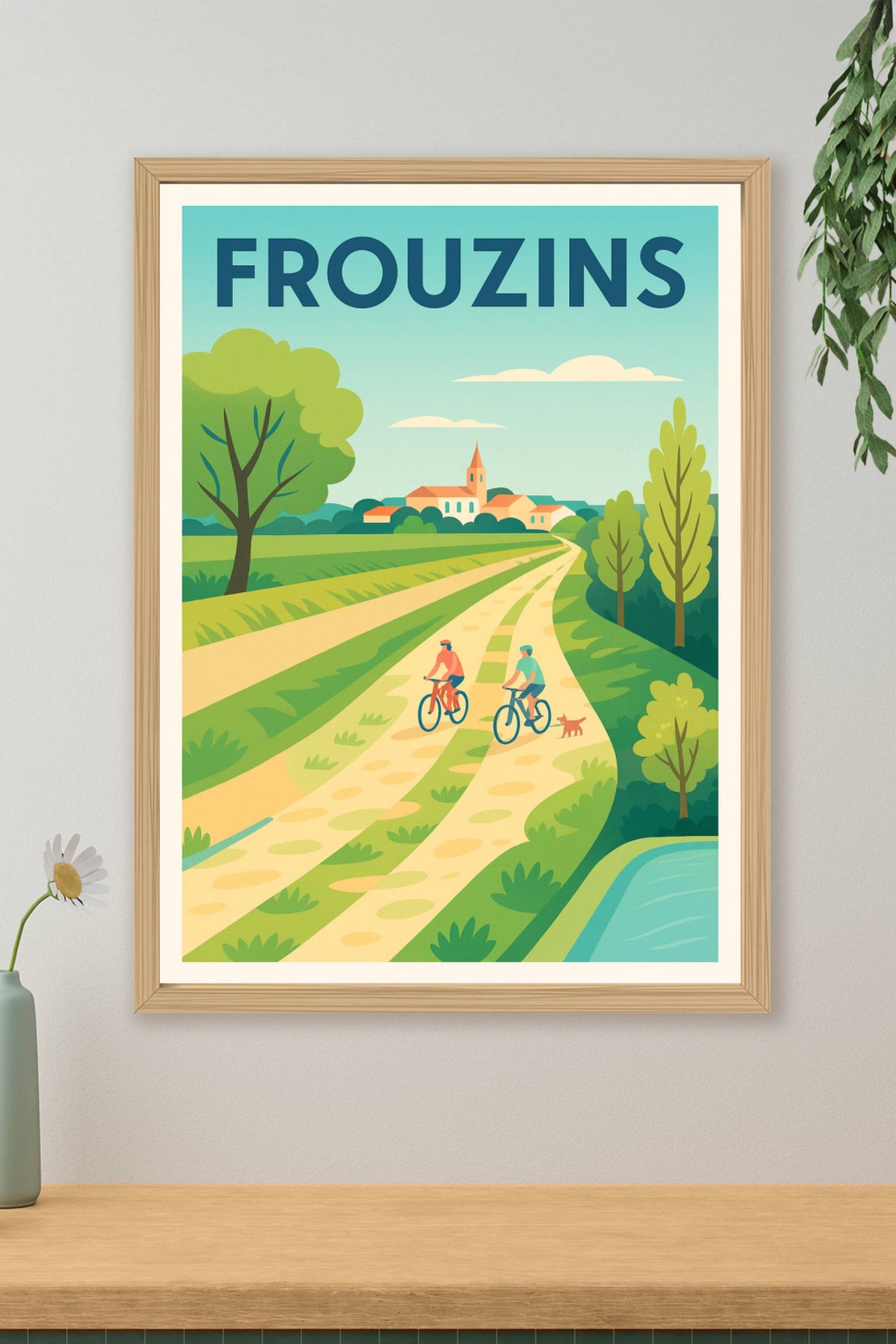 Affiche de Frouzins - Évasion à vélo en pleine nature