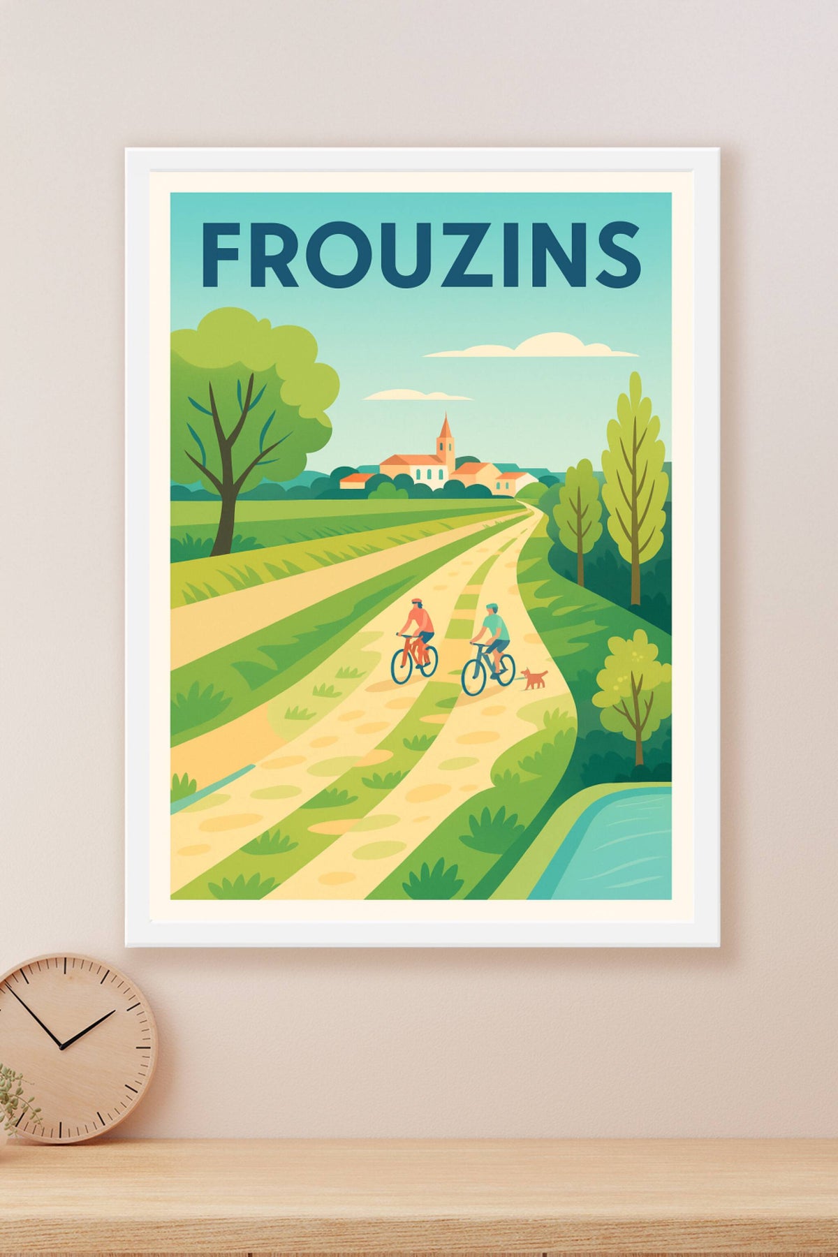 Affiche de Frouzins - Évasion à vélo en pleine nature