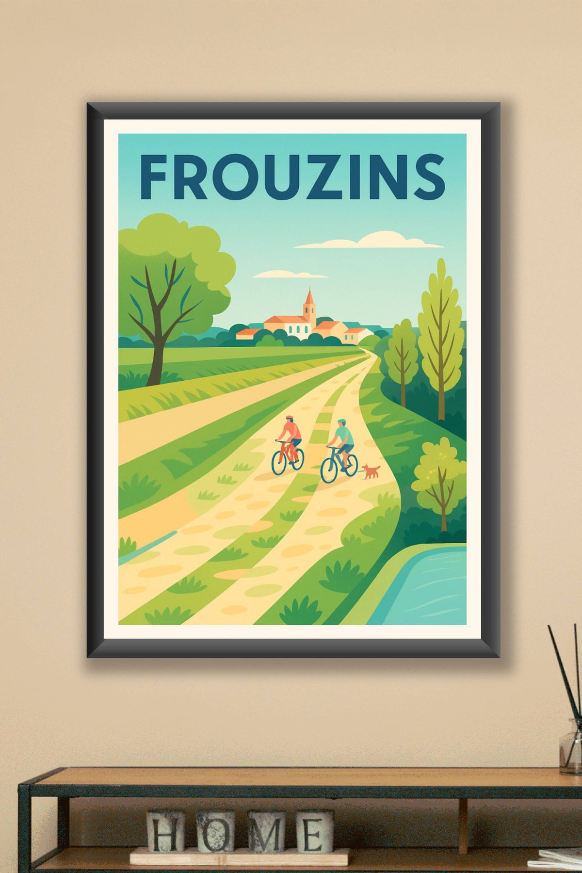 Affiche de Frouzins - Évasion à vélo en pleine nature