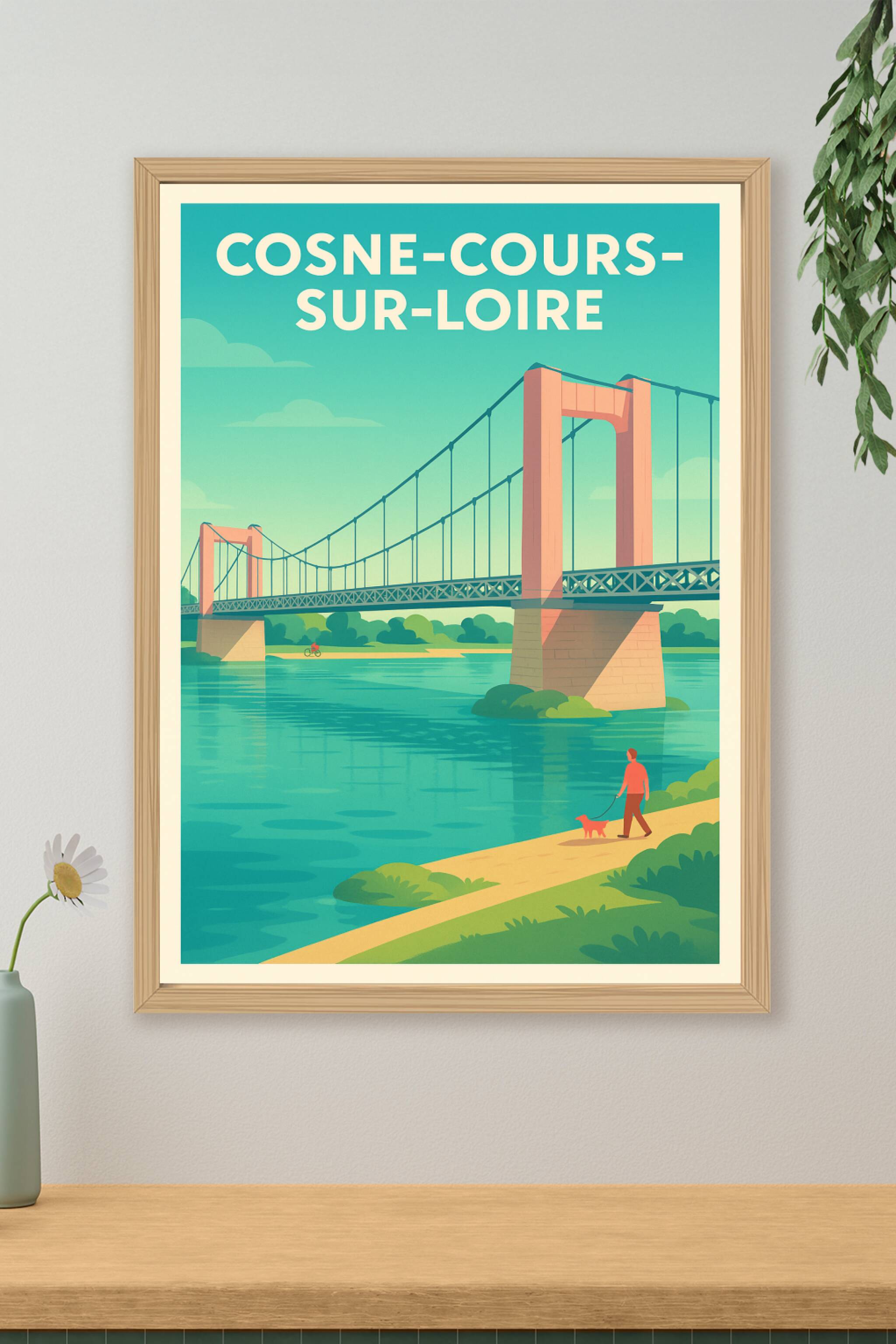 Affiche de Cosne-Cours-sur-Loire - Sérénité au bord de la Loire