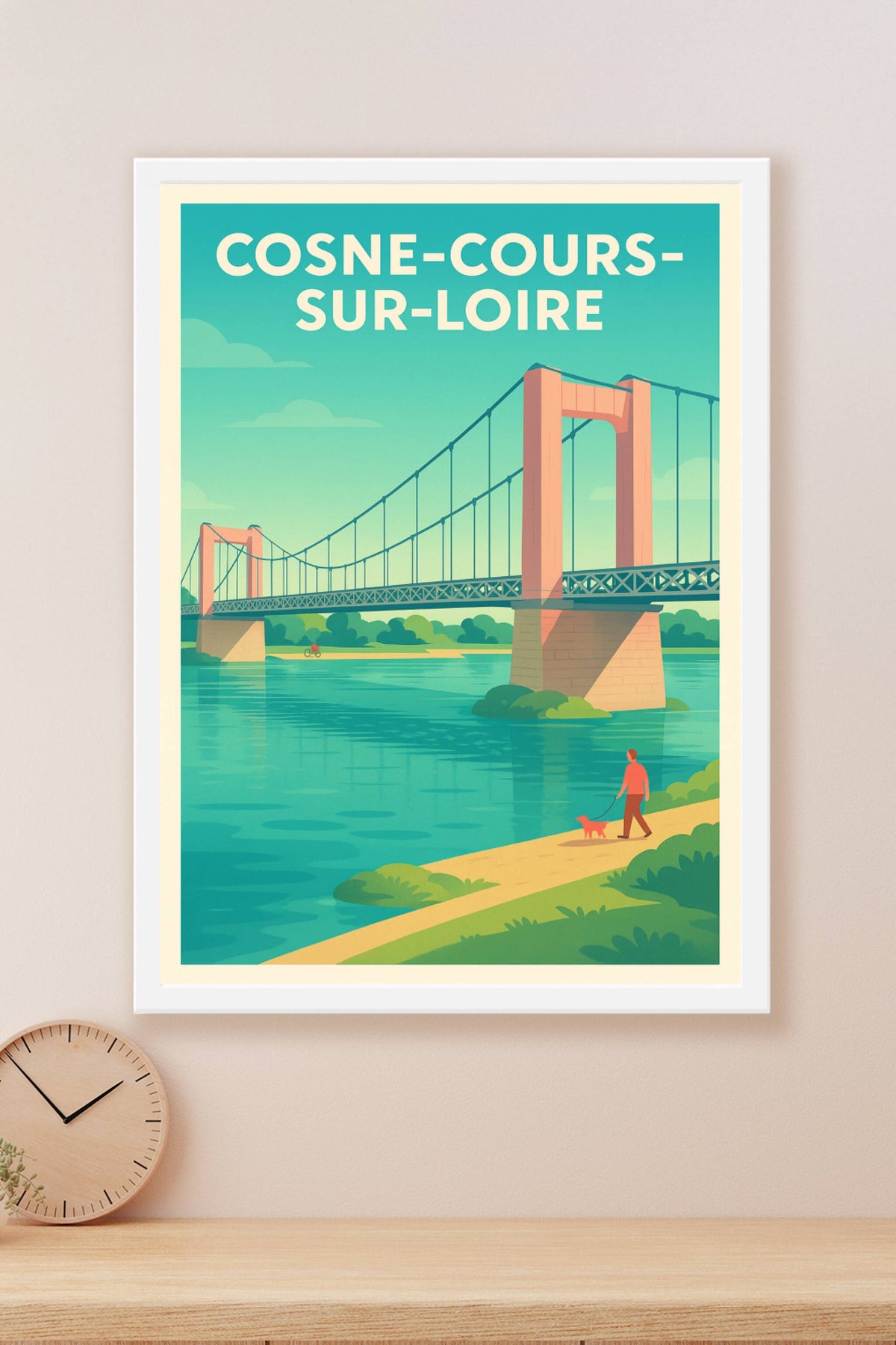 Affiche de Cosne-Cours-sur-Loire - Sérénité au bord de la Loire