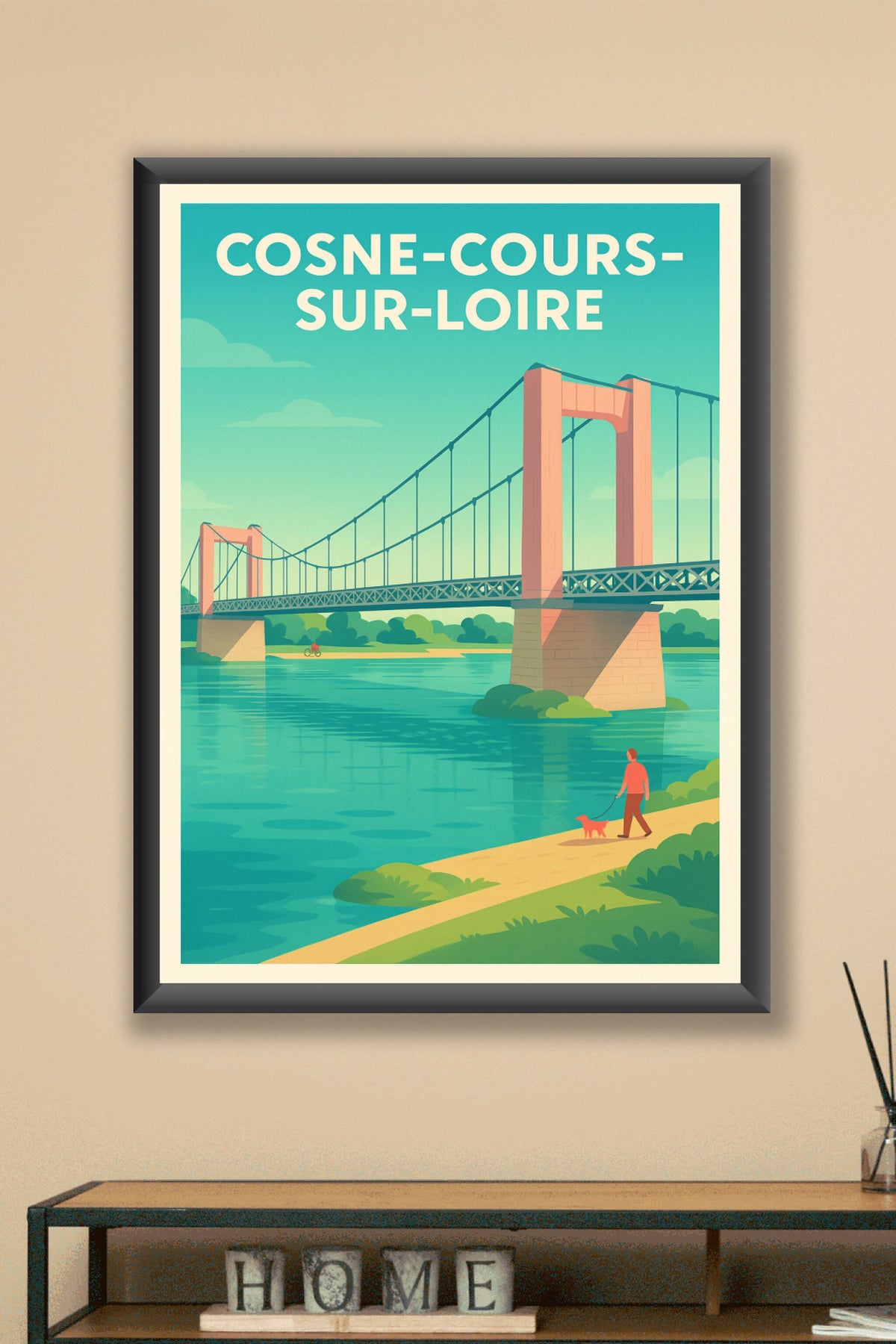 Affiche de Cosne-Cours-sur-Loire - Sérénité au bord de la Loire