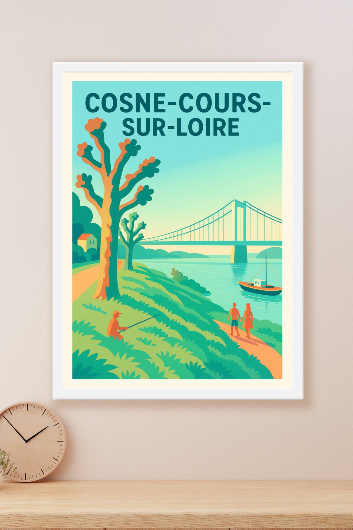 Affiche de Cosne-Cours-sur-Loire - Sérénité au fil de la Loire