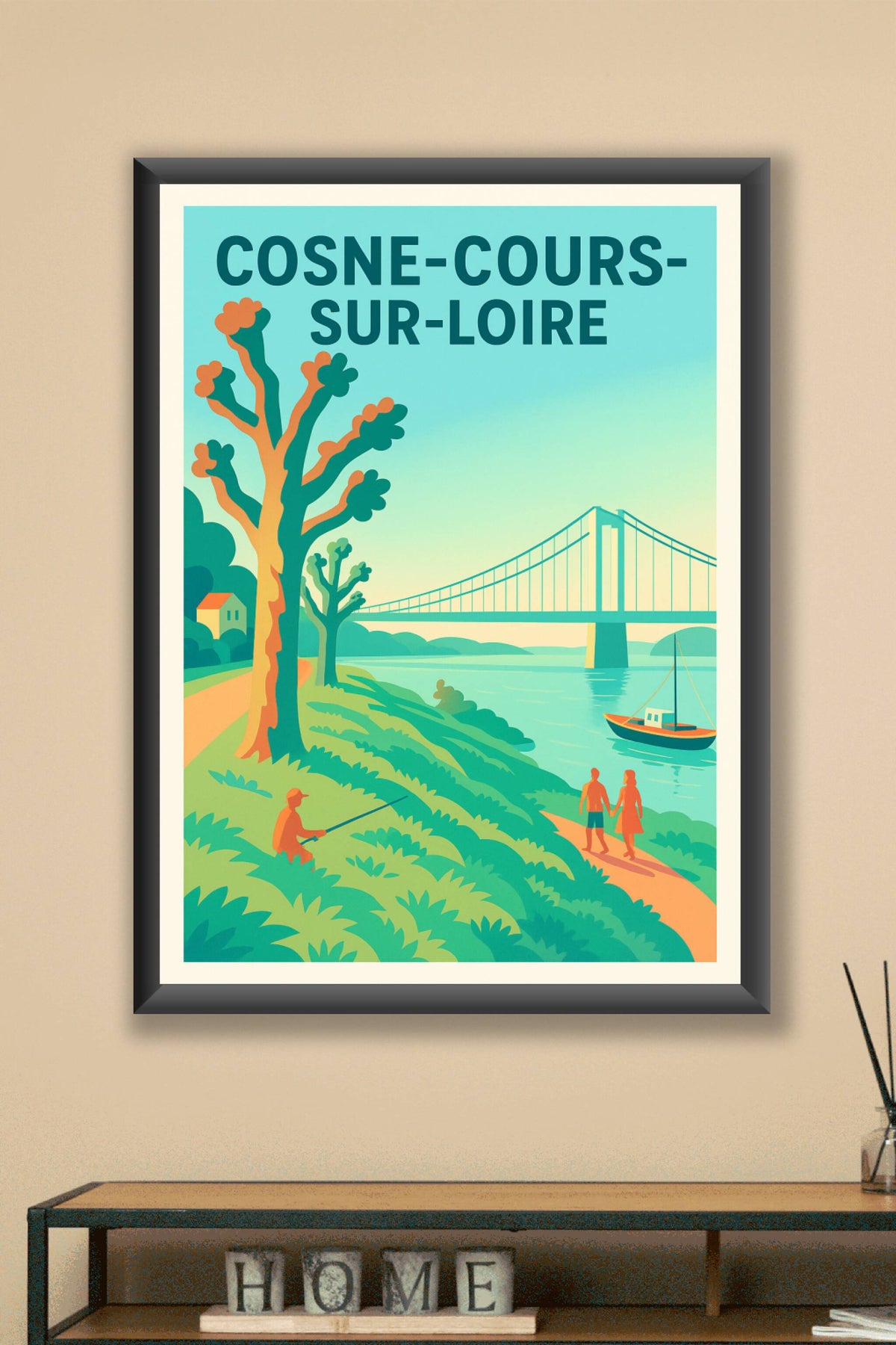 Affiche de Cosne-Cours-sur-Loire - Sérénité au fil de la Loire