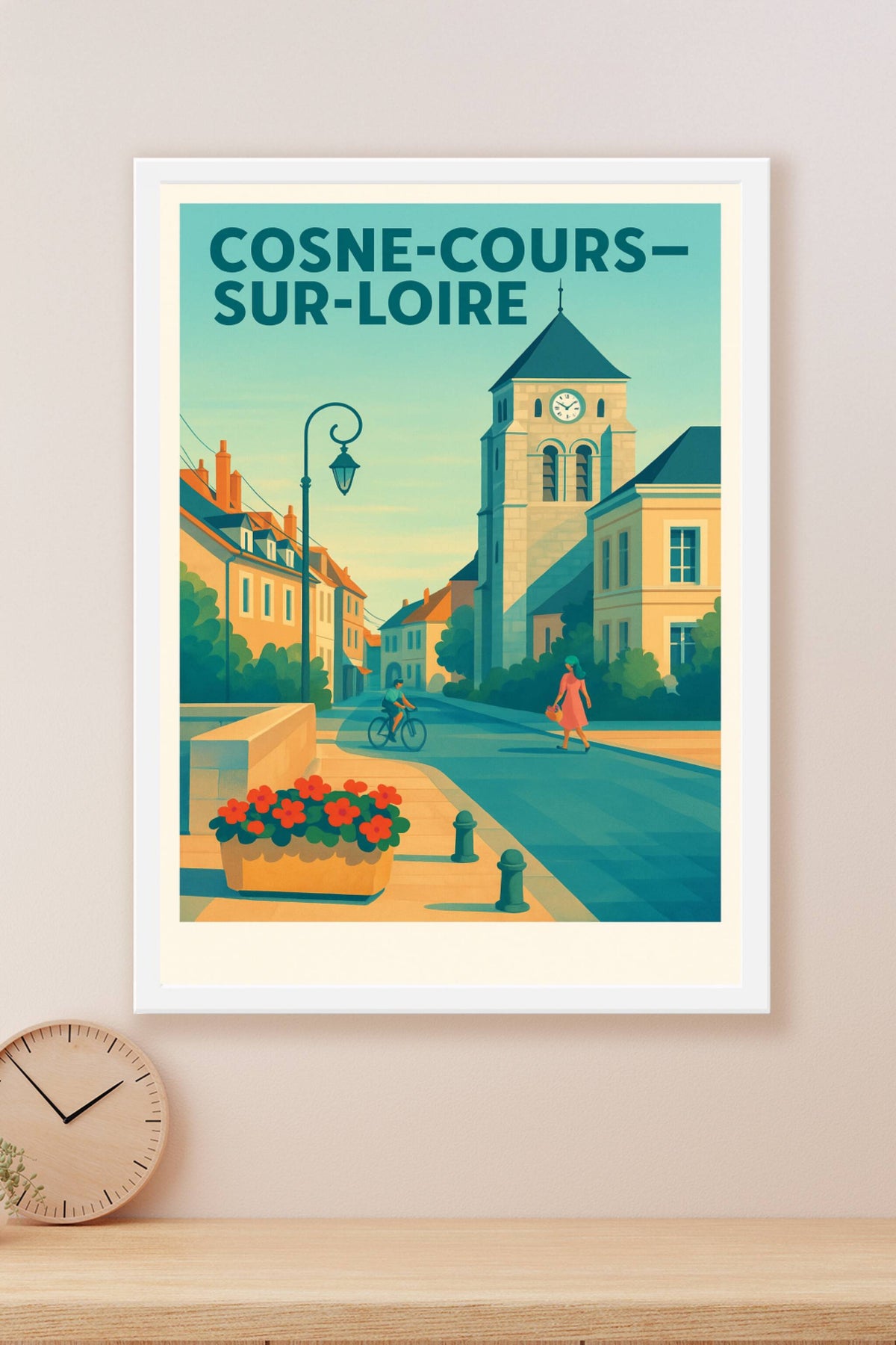 Affiche de Cosne-Cours-sur-Loire - Charme tranquille d'une ville de Loire