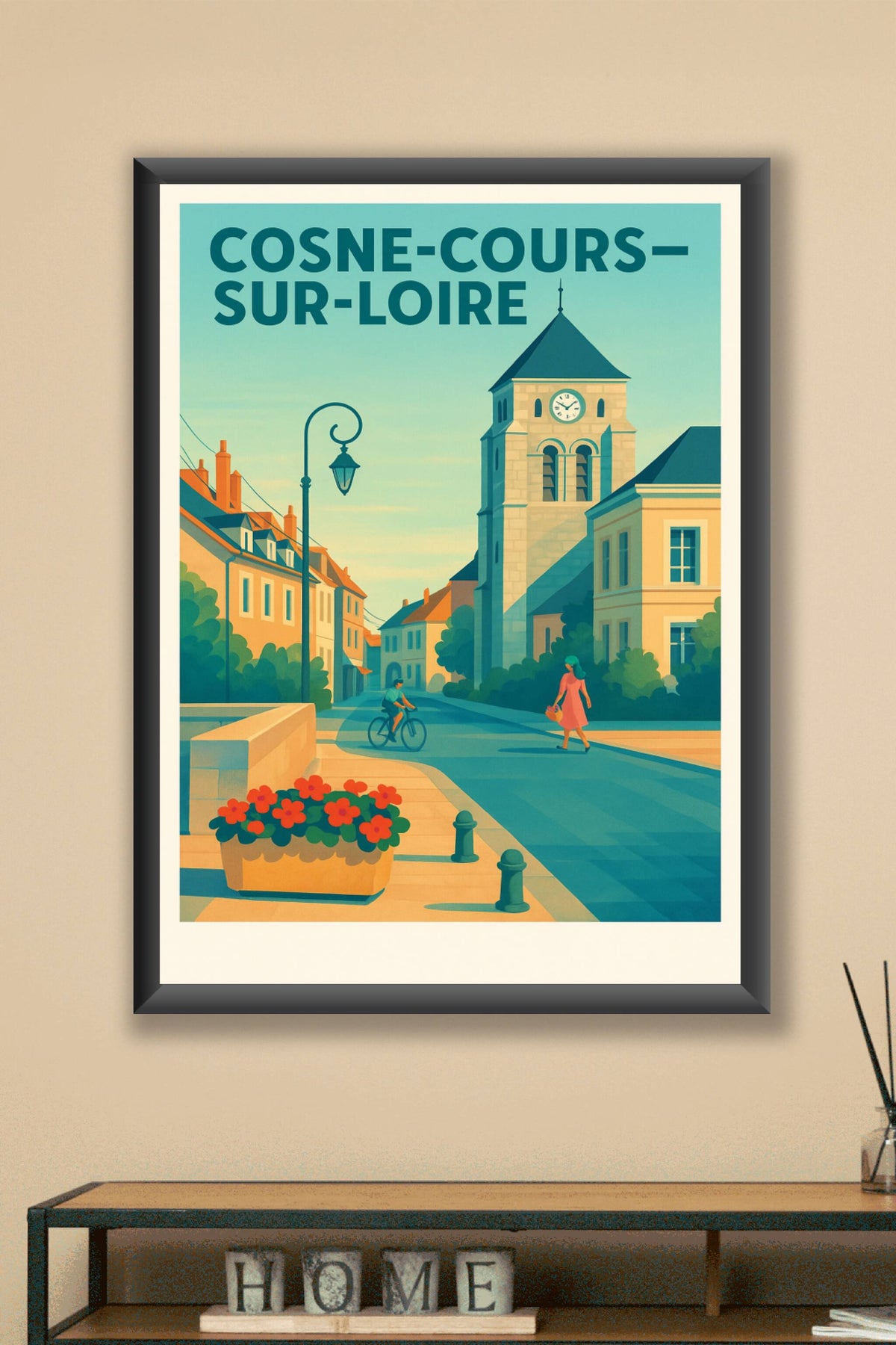 Affiche de Cosne-Cours-sur-Loire - Charme tranquille d'une ville de Loire