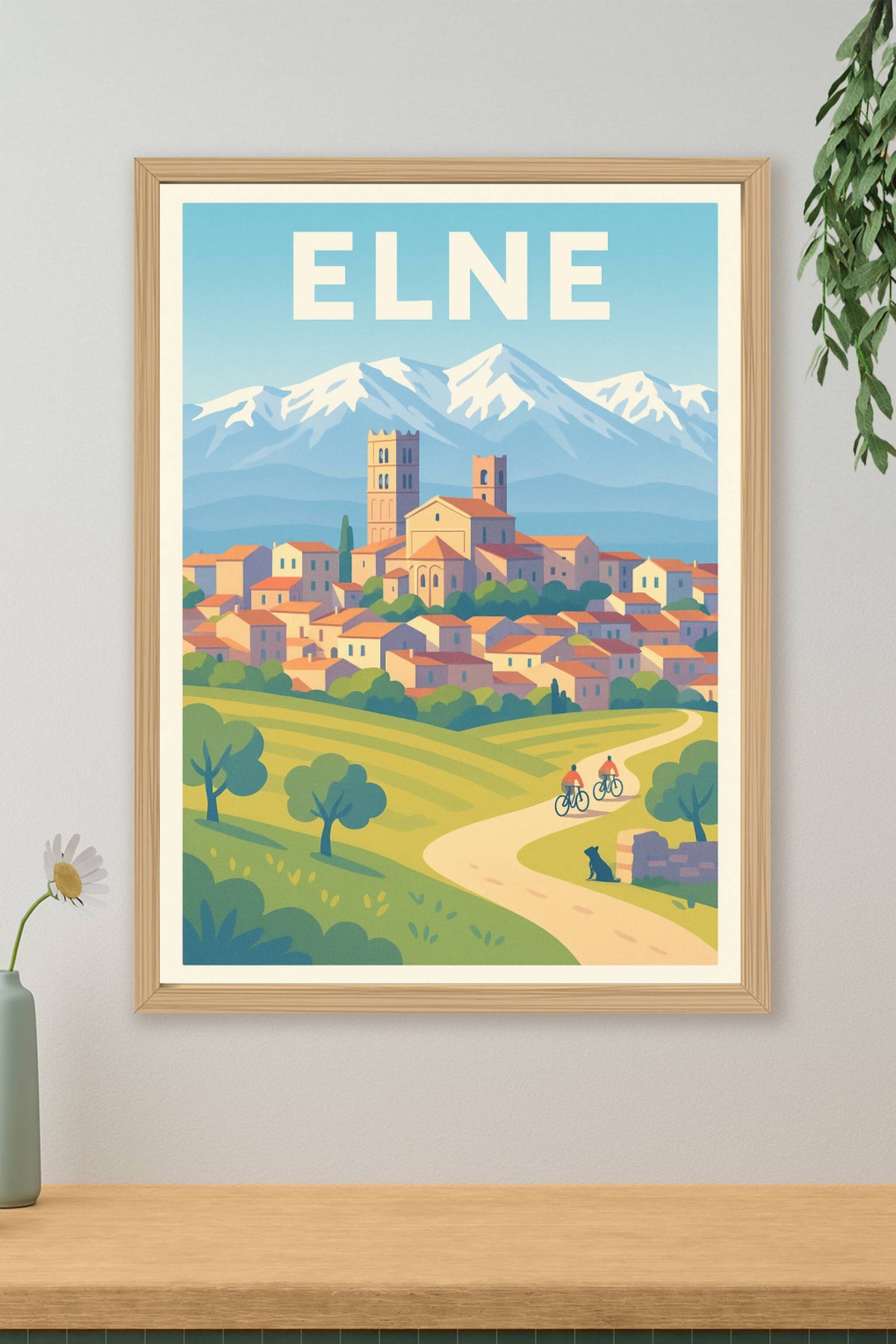 Affiche de Elne - Charme pittoresque et nature préservée