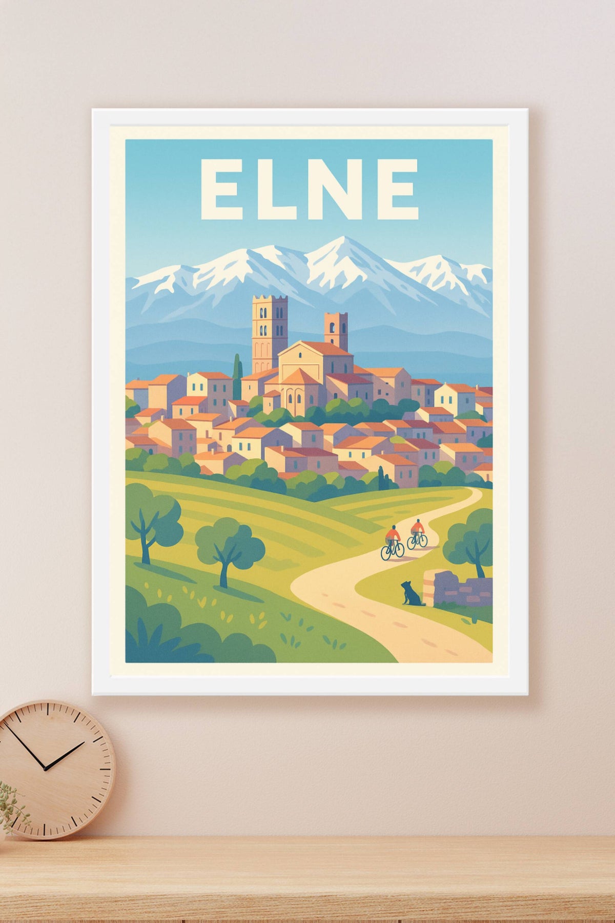 Affiche de Elne - Charme pittoresque et nature préservée