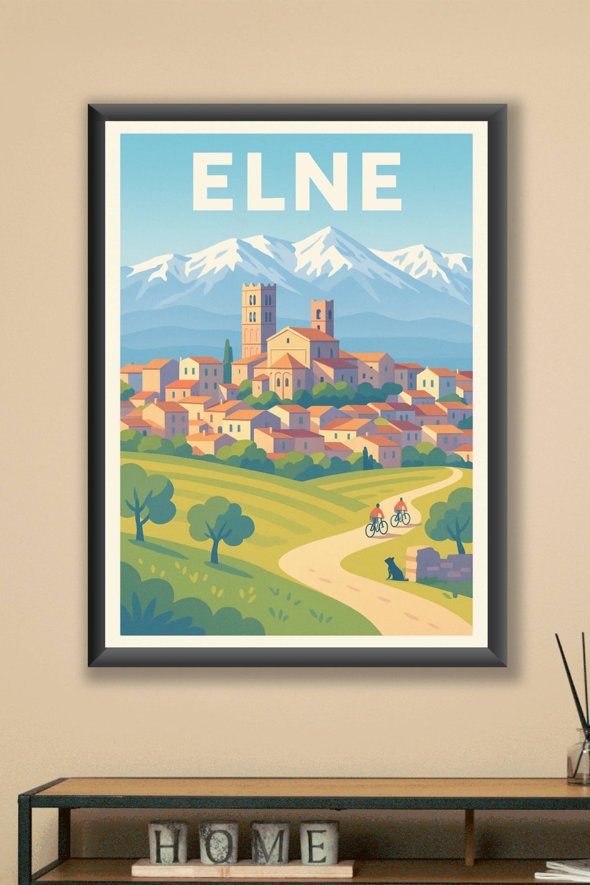 Affiche de Elne - Charme pittoresque et nature préservée