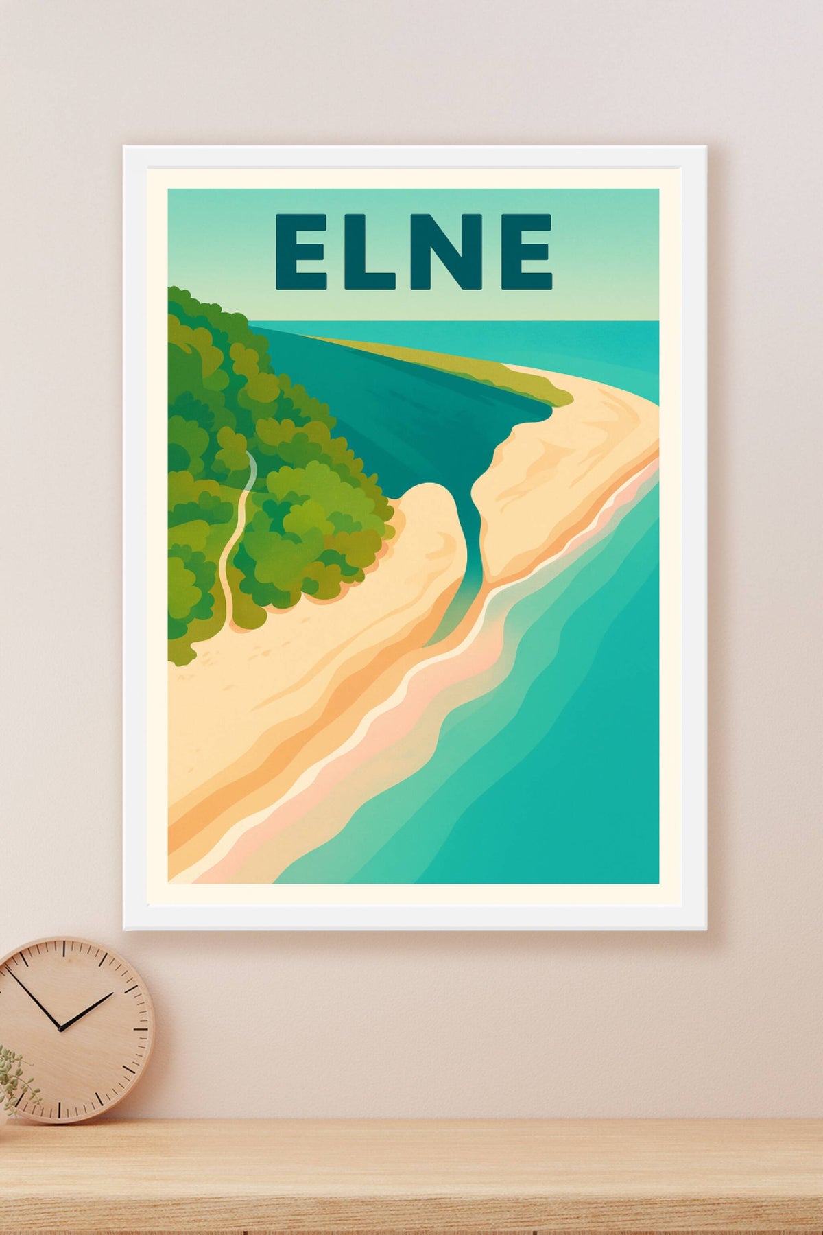 Affiche de Elne - Évasion à la plage et nature préservée