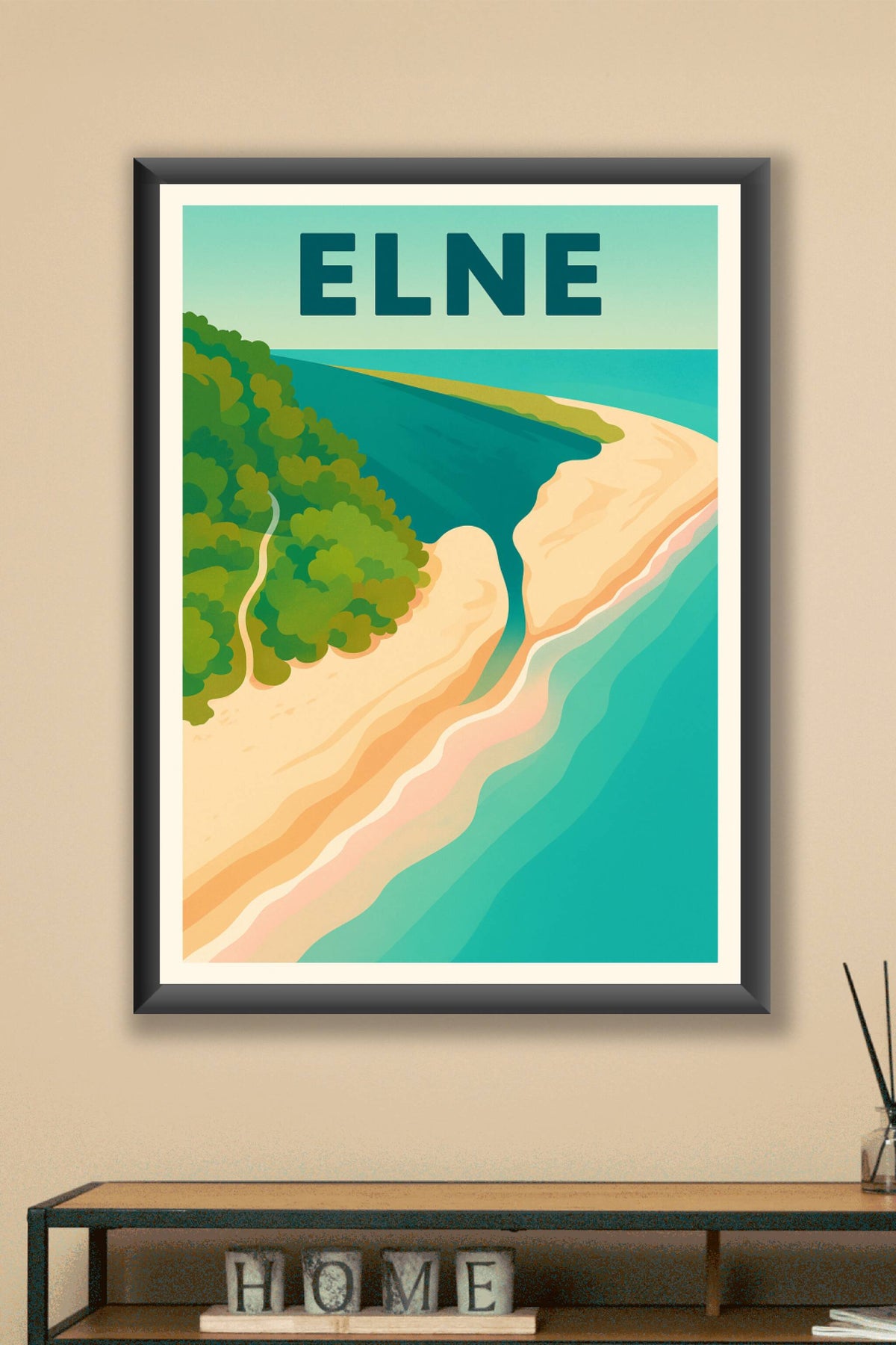 Affiche de Elne - Évasion à la plage et nature préservée