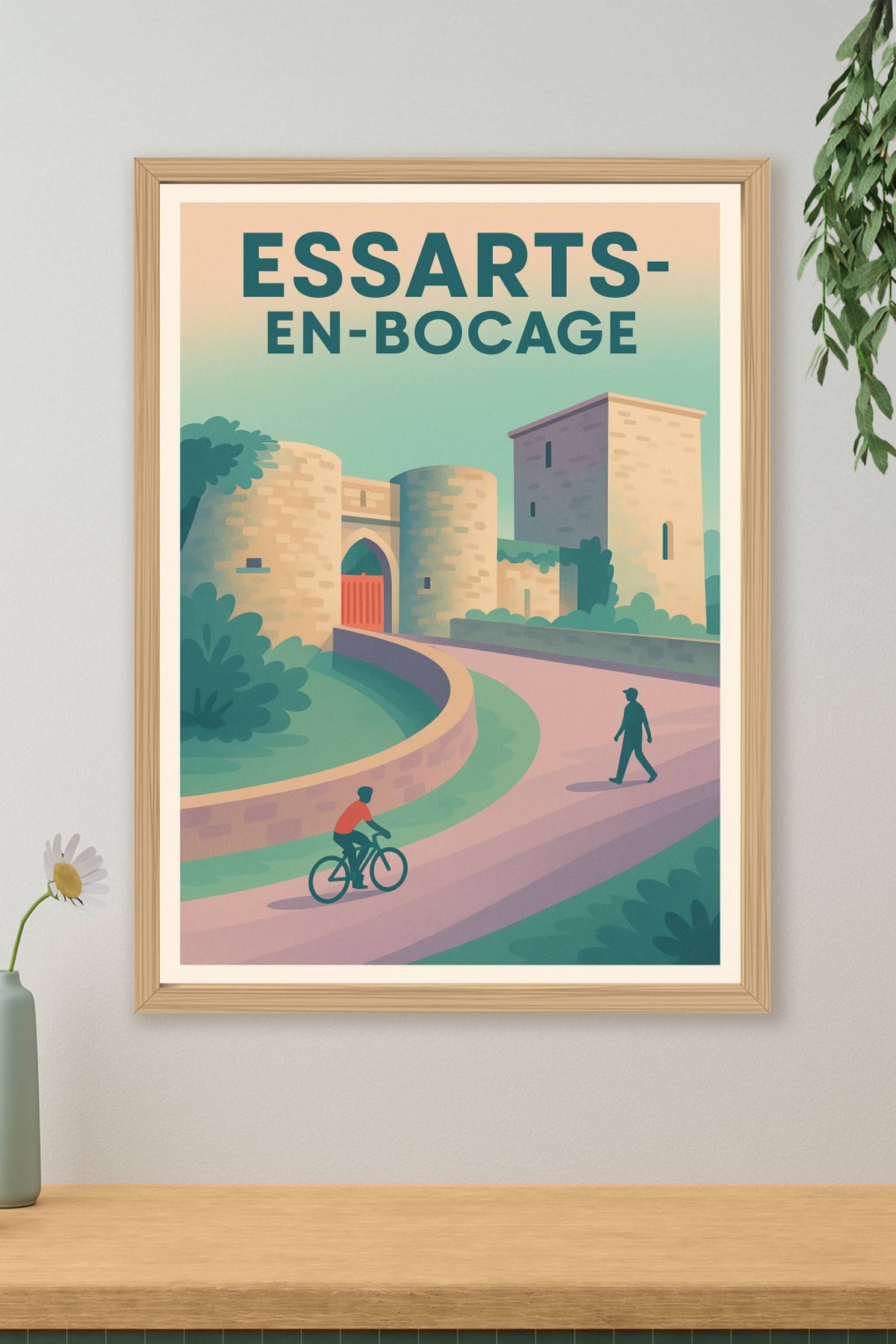 Affiche de Essarts-en-Bocage - Charme médiéval au fil des chemins