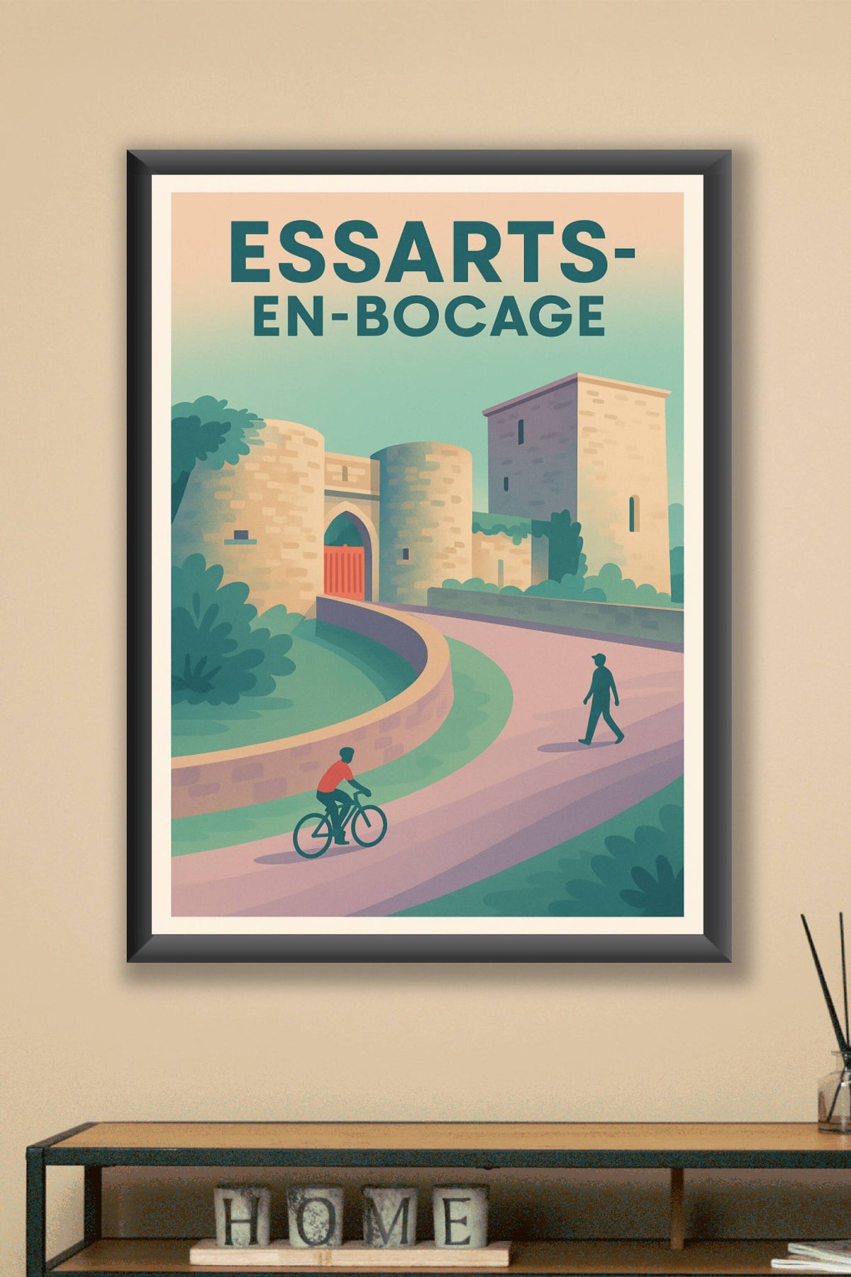 Affiche de Essarts-en-Bocage - Charme médiéval au fil des chemins