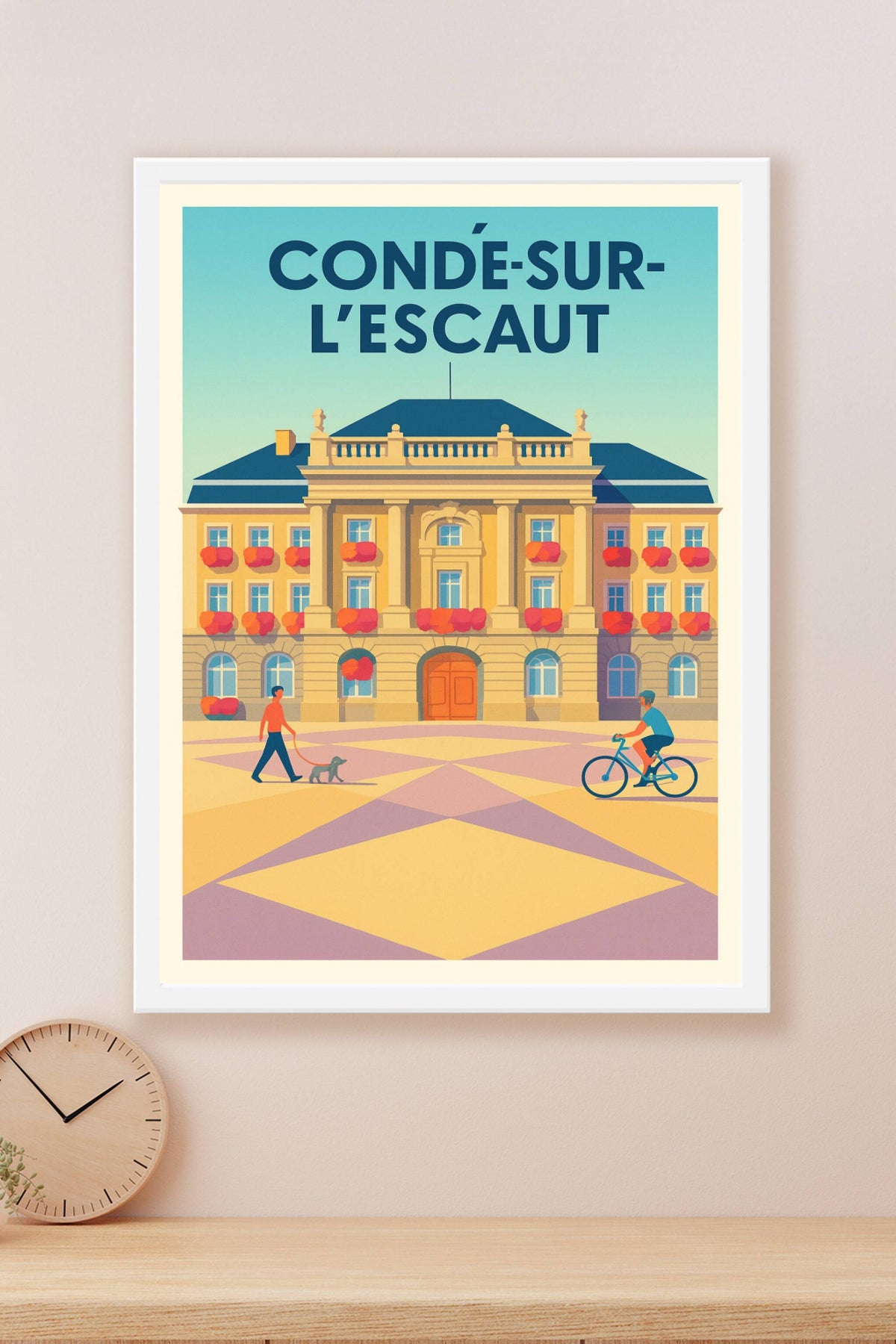 Affiche de Condé-sur-l'Escaut - Élégance et tranquillité au cœur de la ville