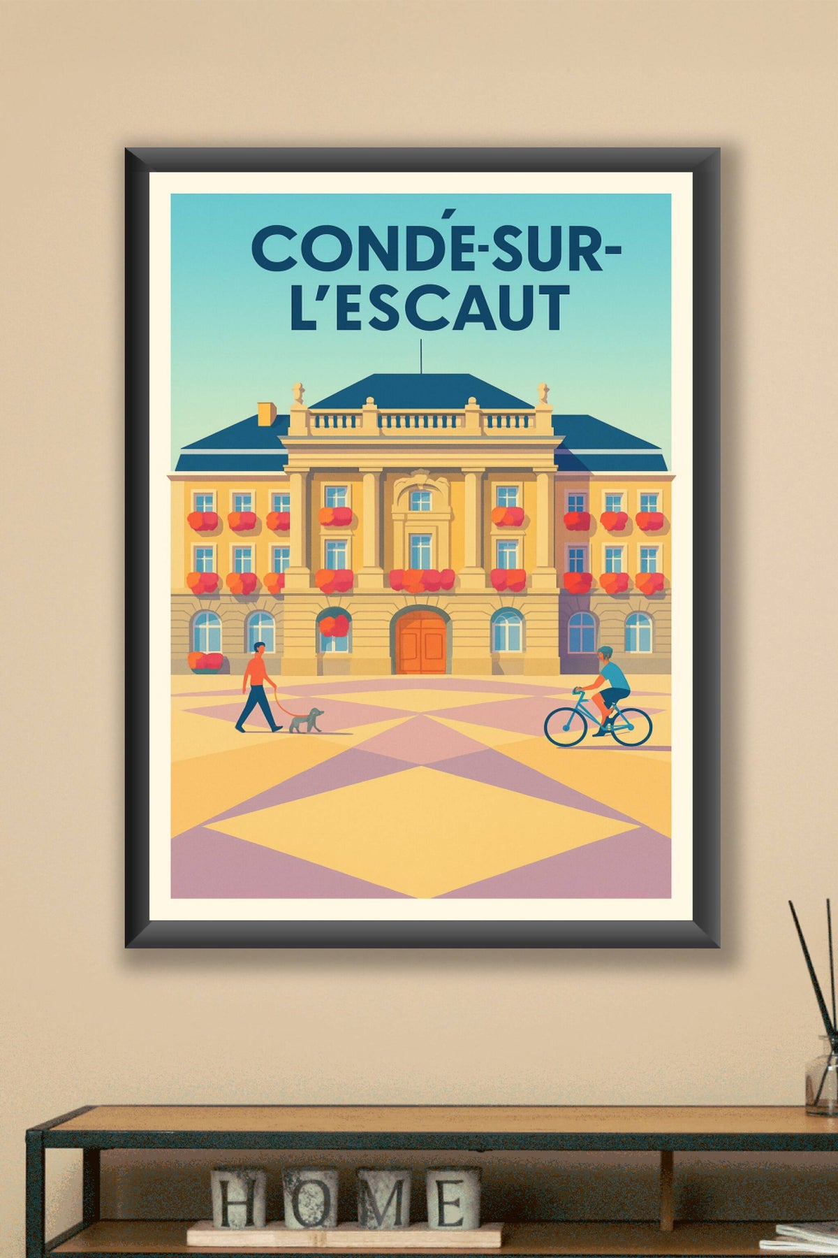 Affiche de Condé-sur-l'Escaut - Élégance et tranquillité au cœur de la ville