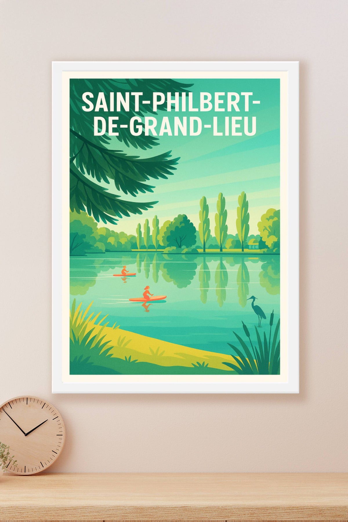 Affiche de Saint-Philbert-de-Grand-Lieu - Harmonie naturelle au fil de l'eau