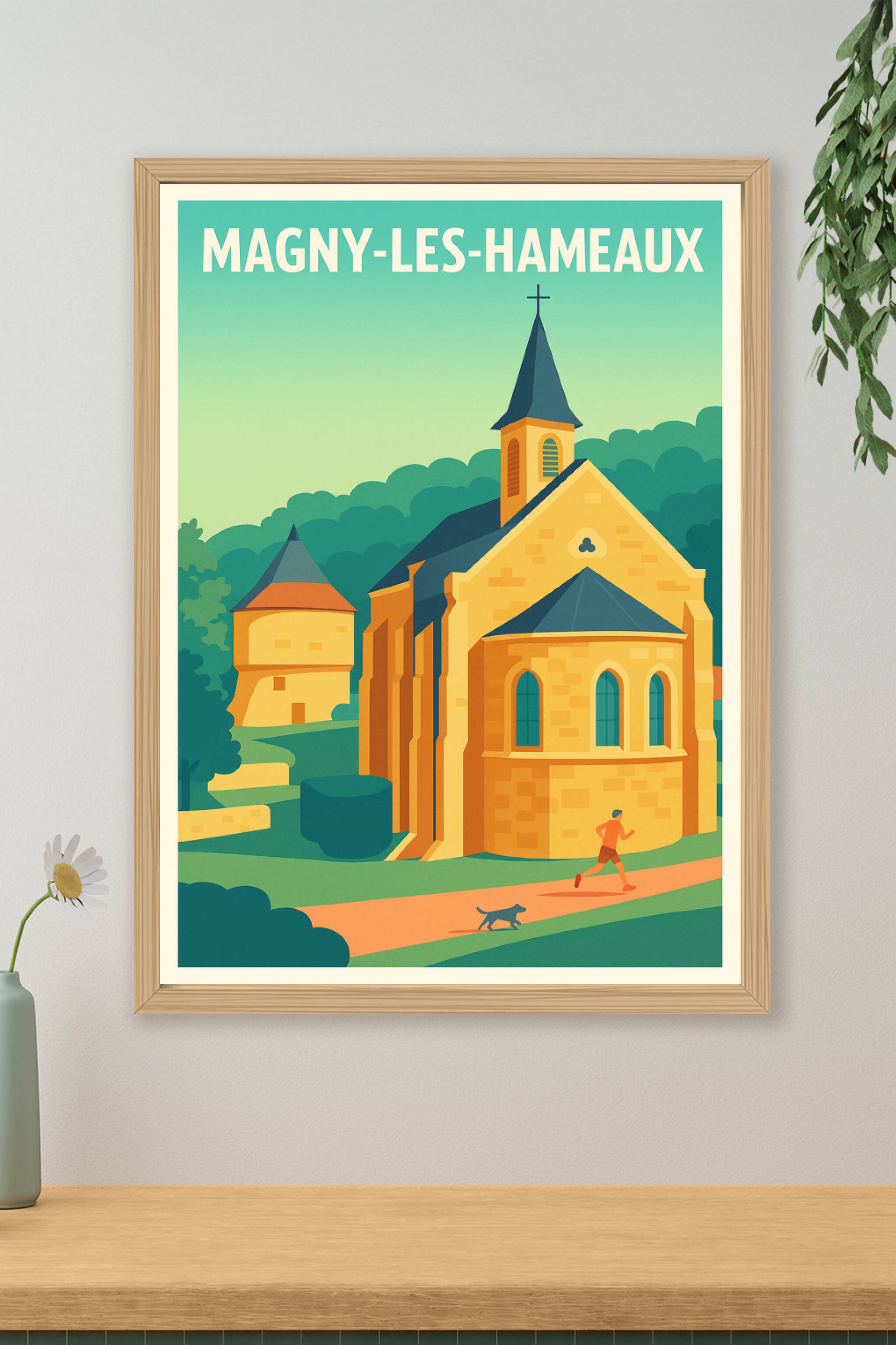 Affiche de Magny-les-Hameaux - Charme champêtre et patrimoine historique