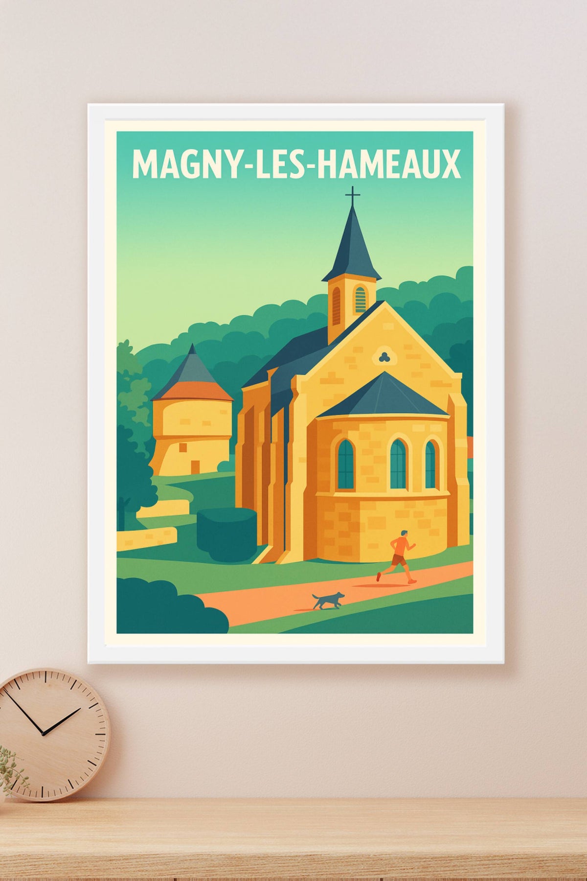Affiche de Magny-les-Hameaux - Charme champêtre et patrimoine historique