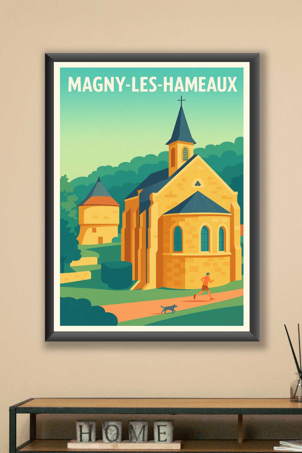 Affiche de Magny-les-Hameaux - Charme champêtre et patrimoine historique