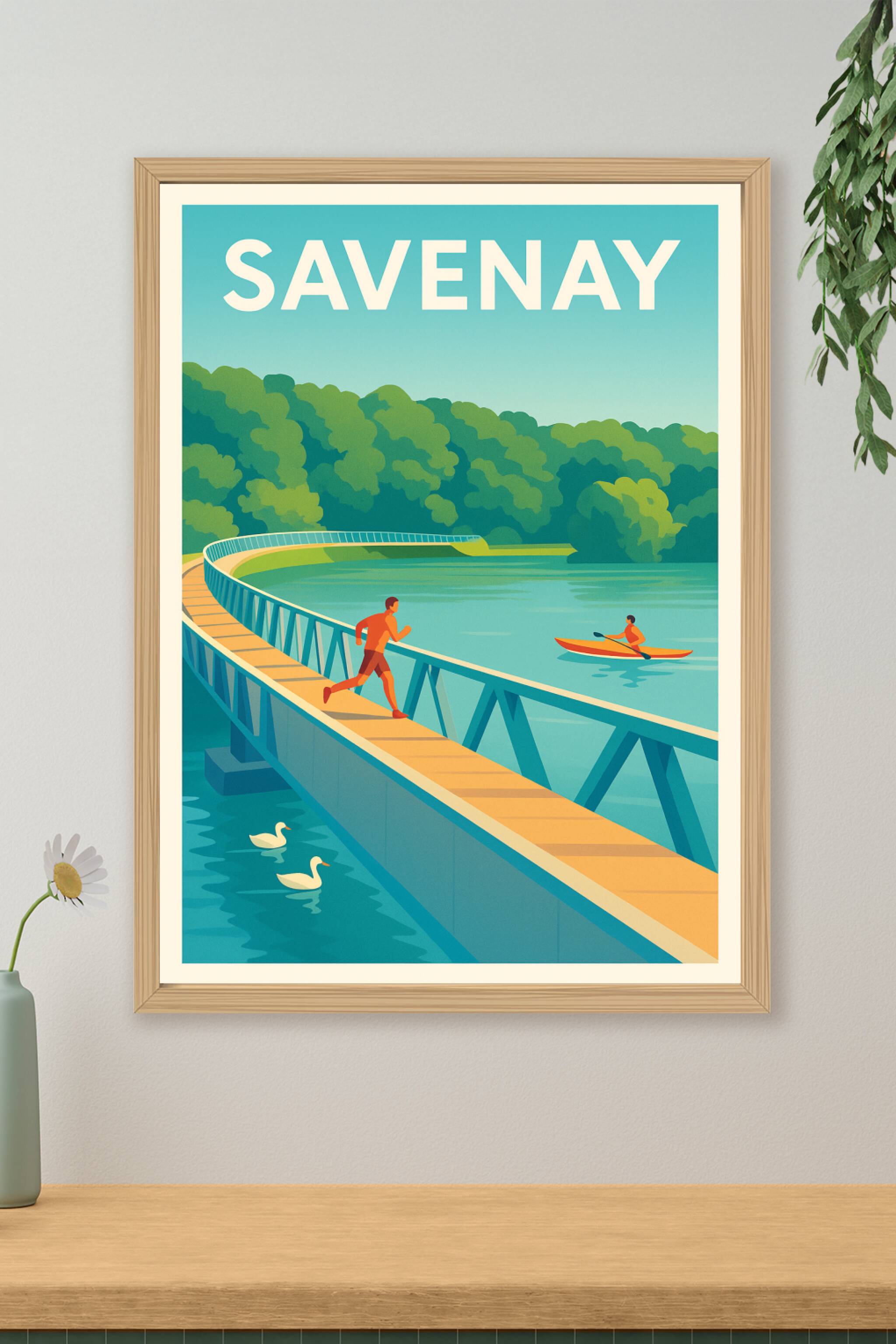 Affiche de Savenay - Évasion et douceur au fil de l'eau