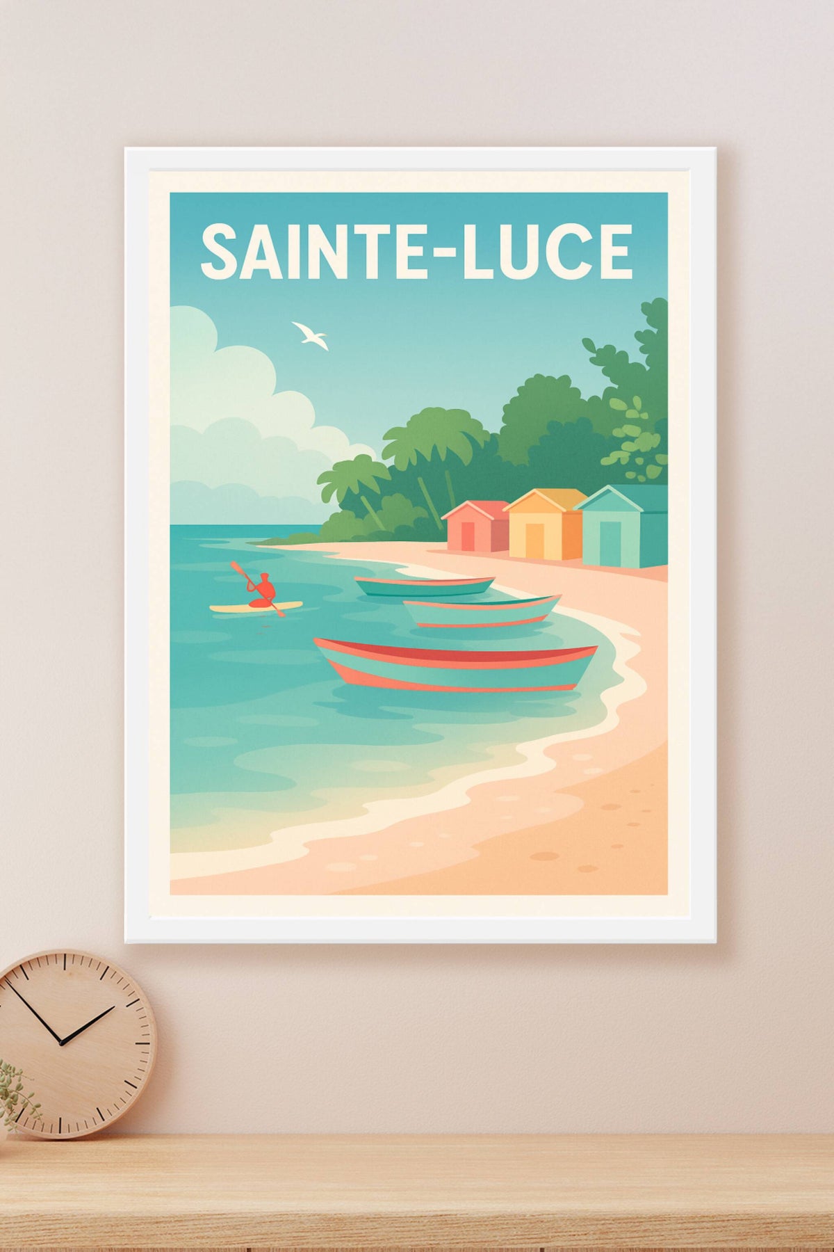 Affiche de Sainte-Luce - Évasion marine et douceur caraïbe