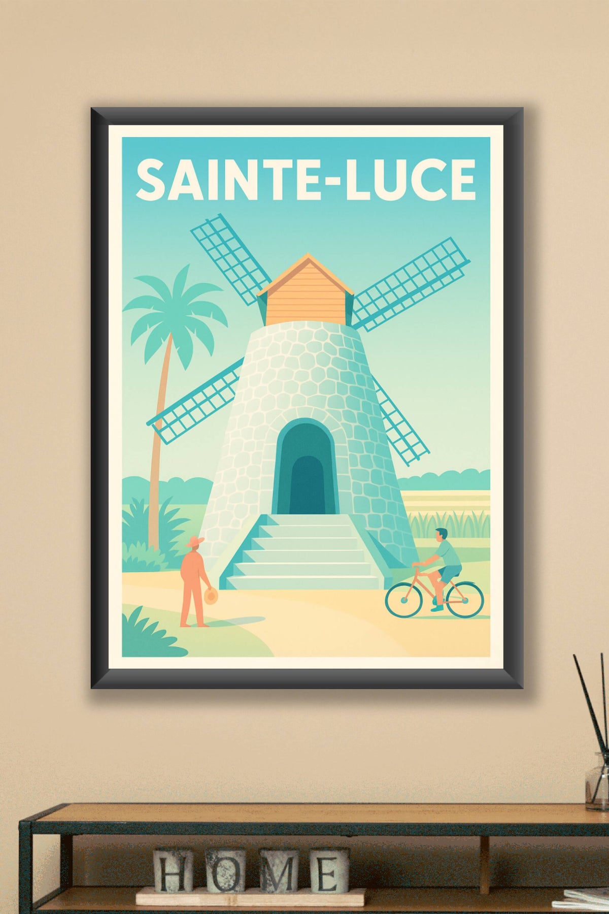 Affiche de Sainte-Luce - Évasion au moulin tropical