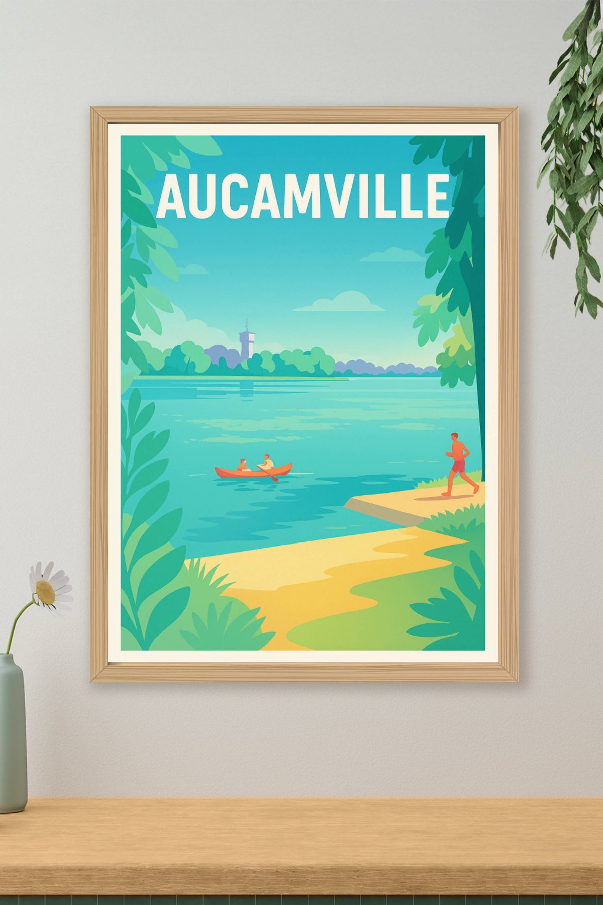 Affiche de Aucamville - Évasion au bord de l'eau