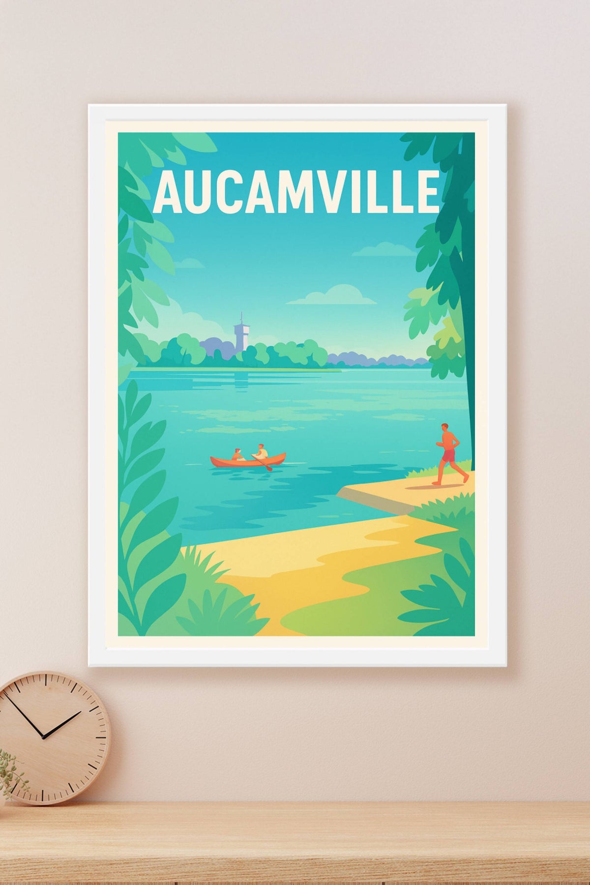 Affiche de Aucamville - Évasion au bord de l'eau