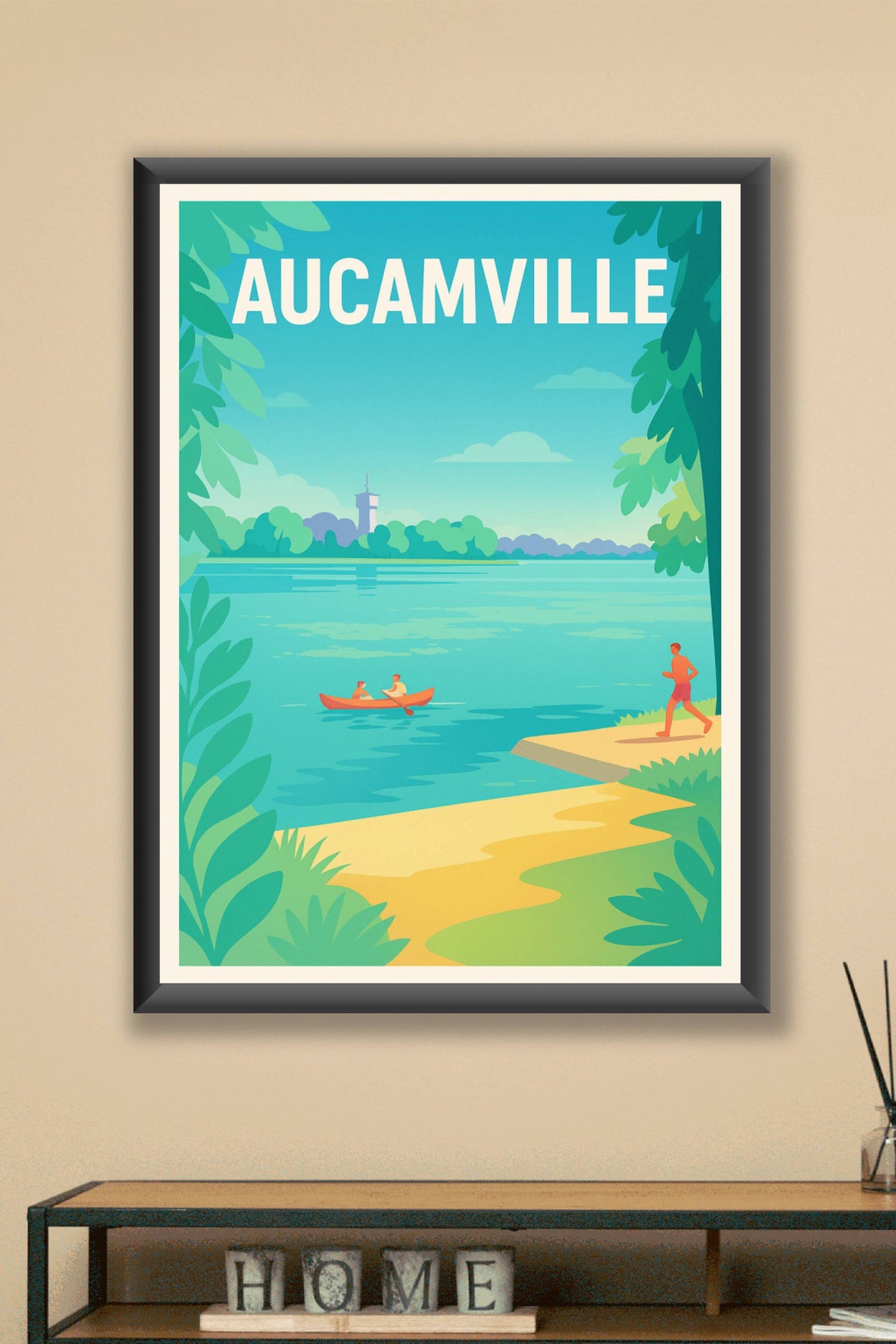 Affiche de Aucamville - Évasion au bord de l'eau
