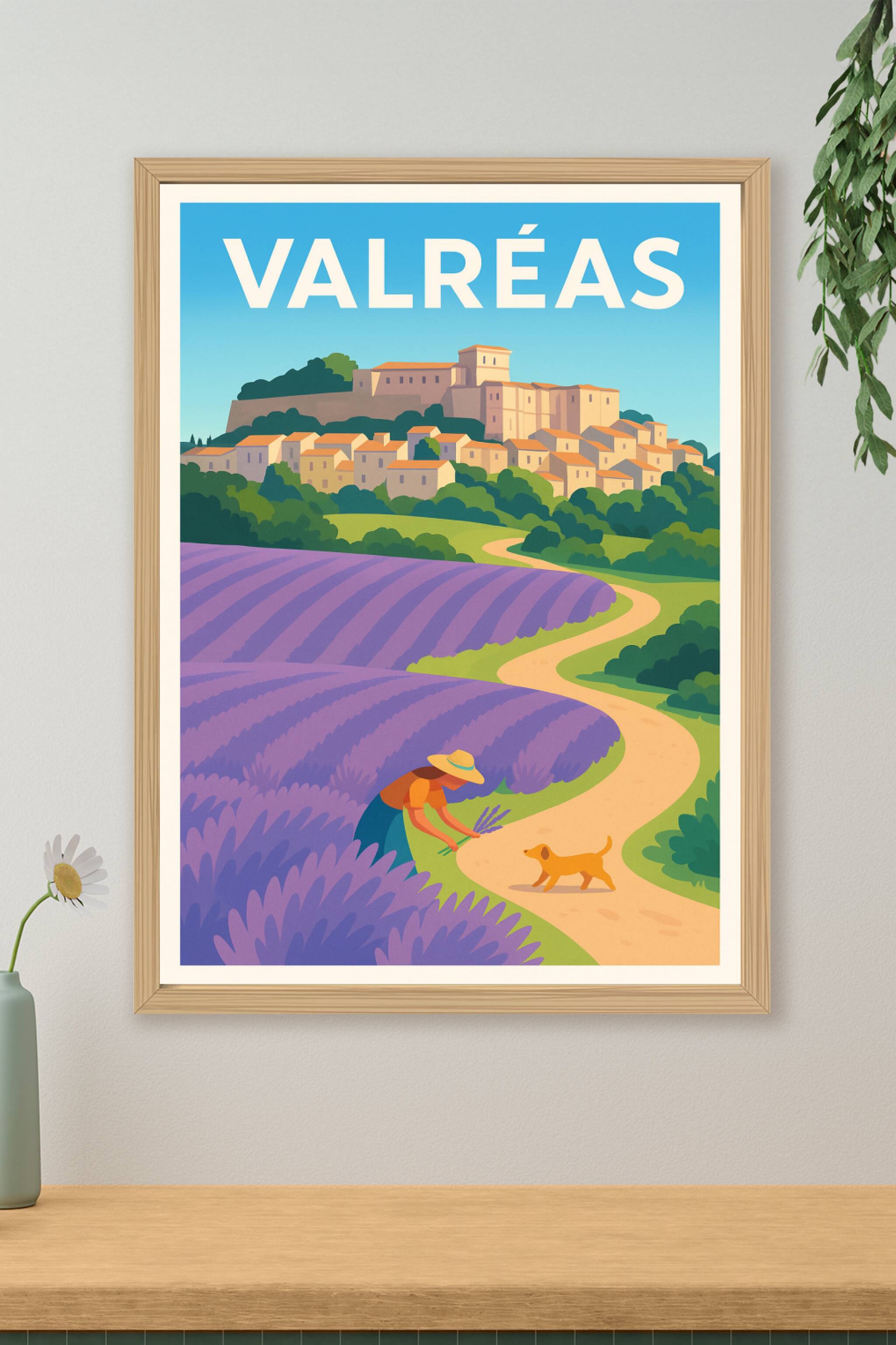 Affiche de Valréas - Charme bucolique en Provence