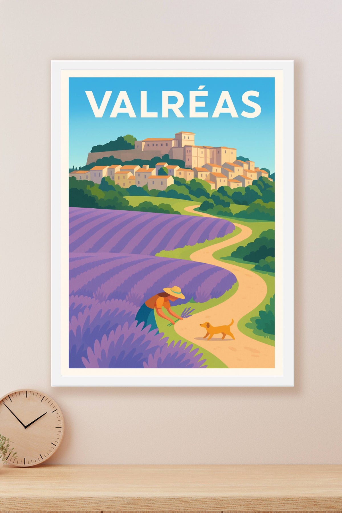 Affiche de Valréas - Charme bucolique en Provence