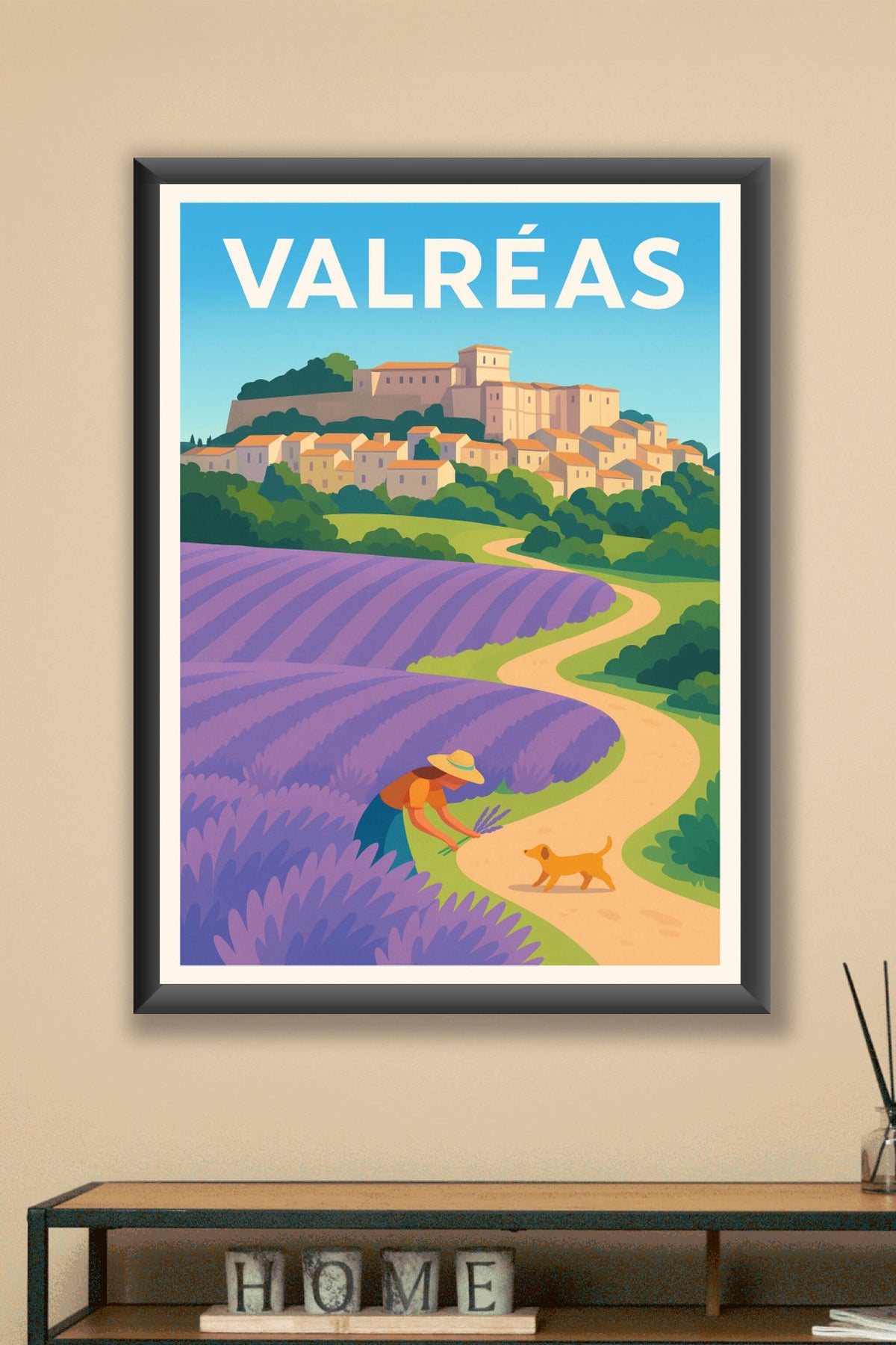 Affiche de Valréas - Charme bucolique en Provence