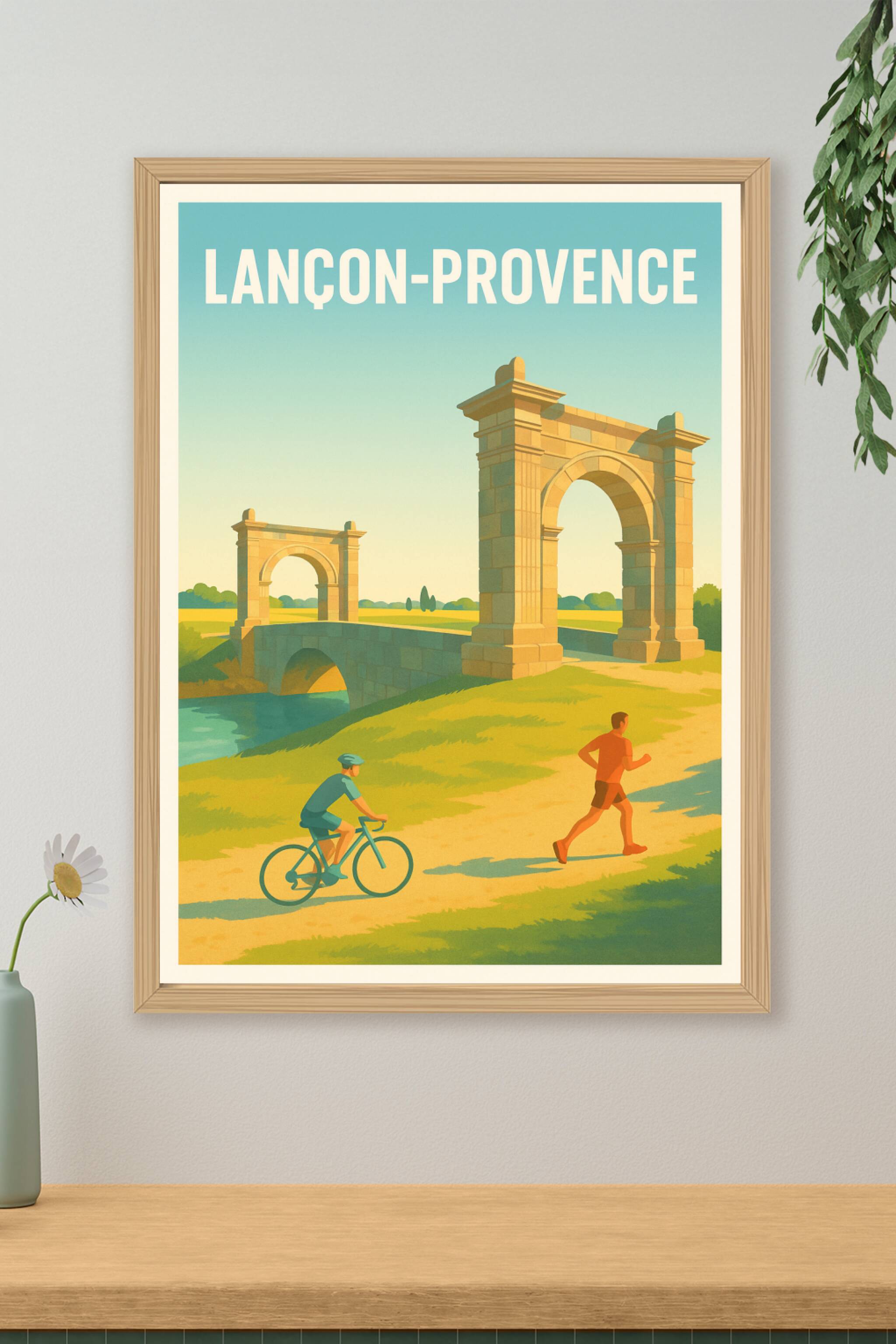 Affiche de Lançon-Provence - Escapade au pont antique