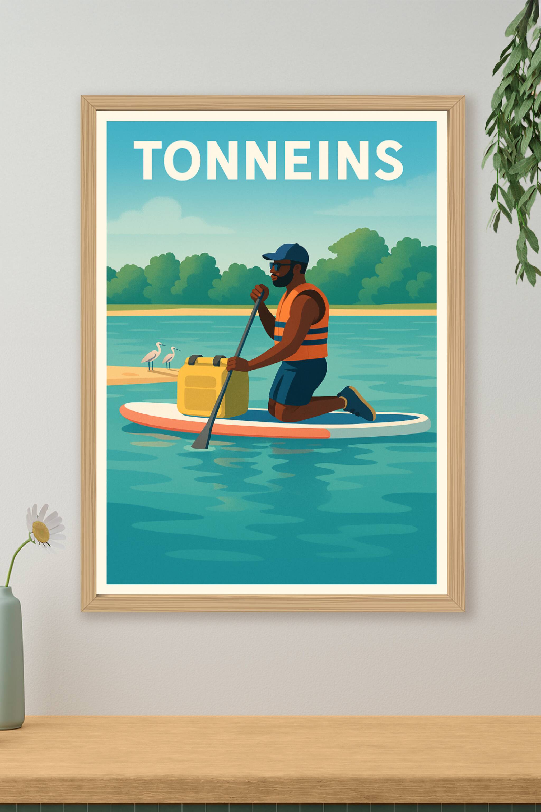 Affiche de Tonneins - L'évasion aquatique au fil de l'eau